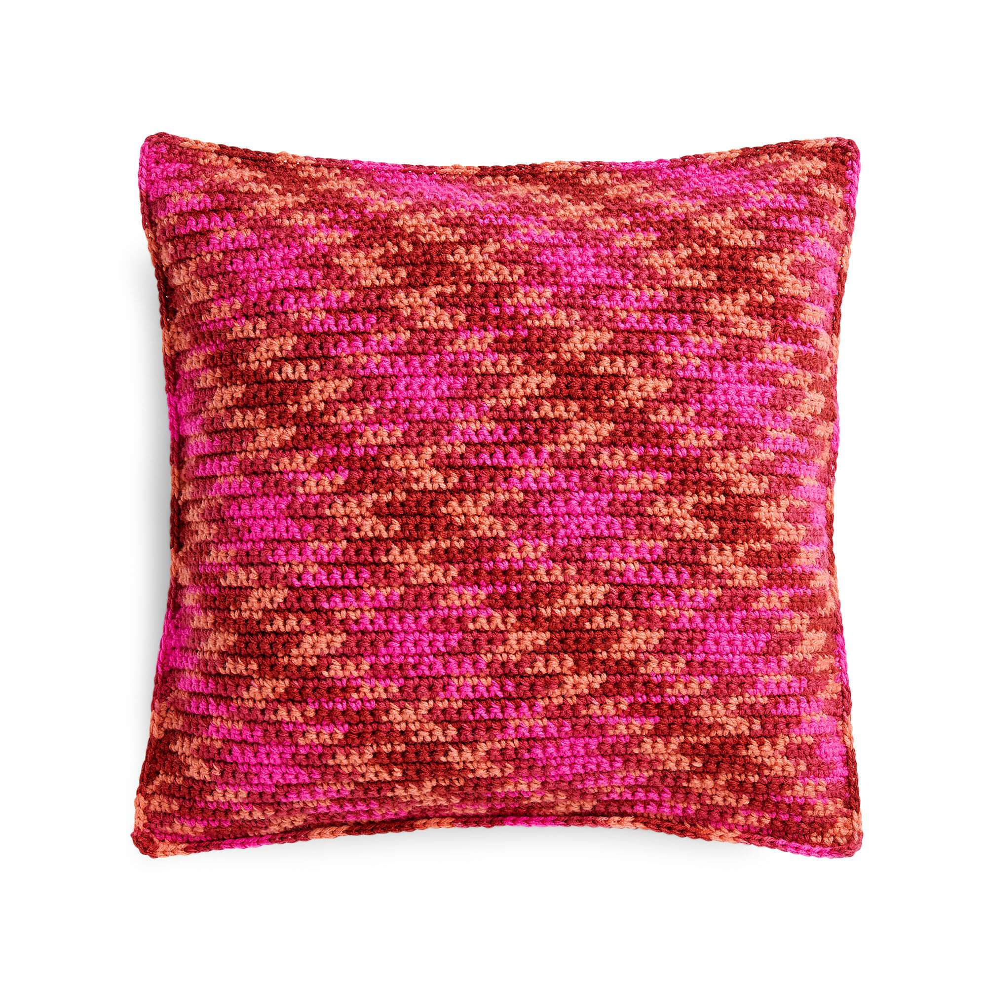 Caron Pooling As Planned Crochet Pillow (Digital Download)