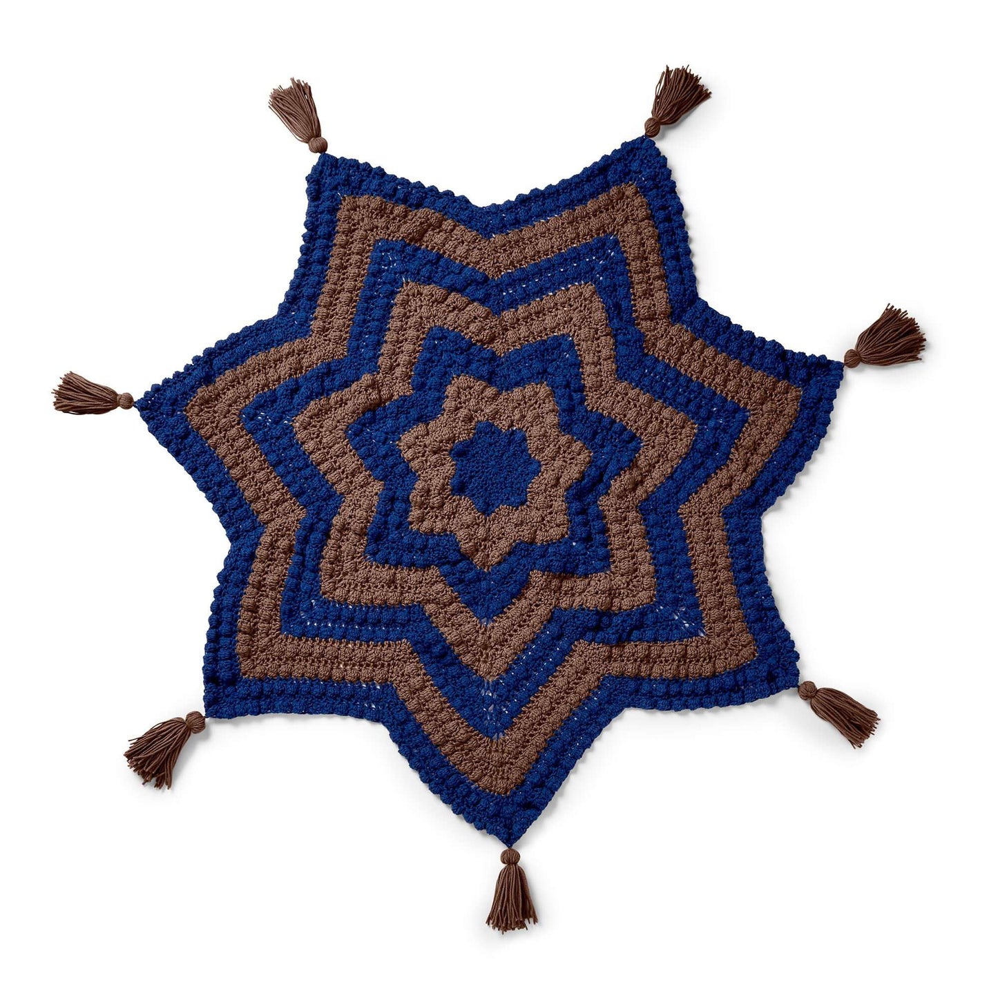 Caron From the Middle Crochet Bobble Throw (Digital Download)