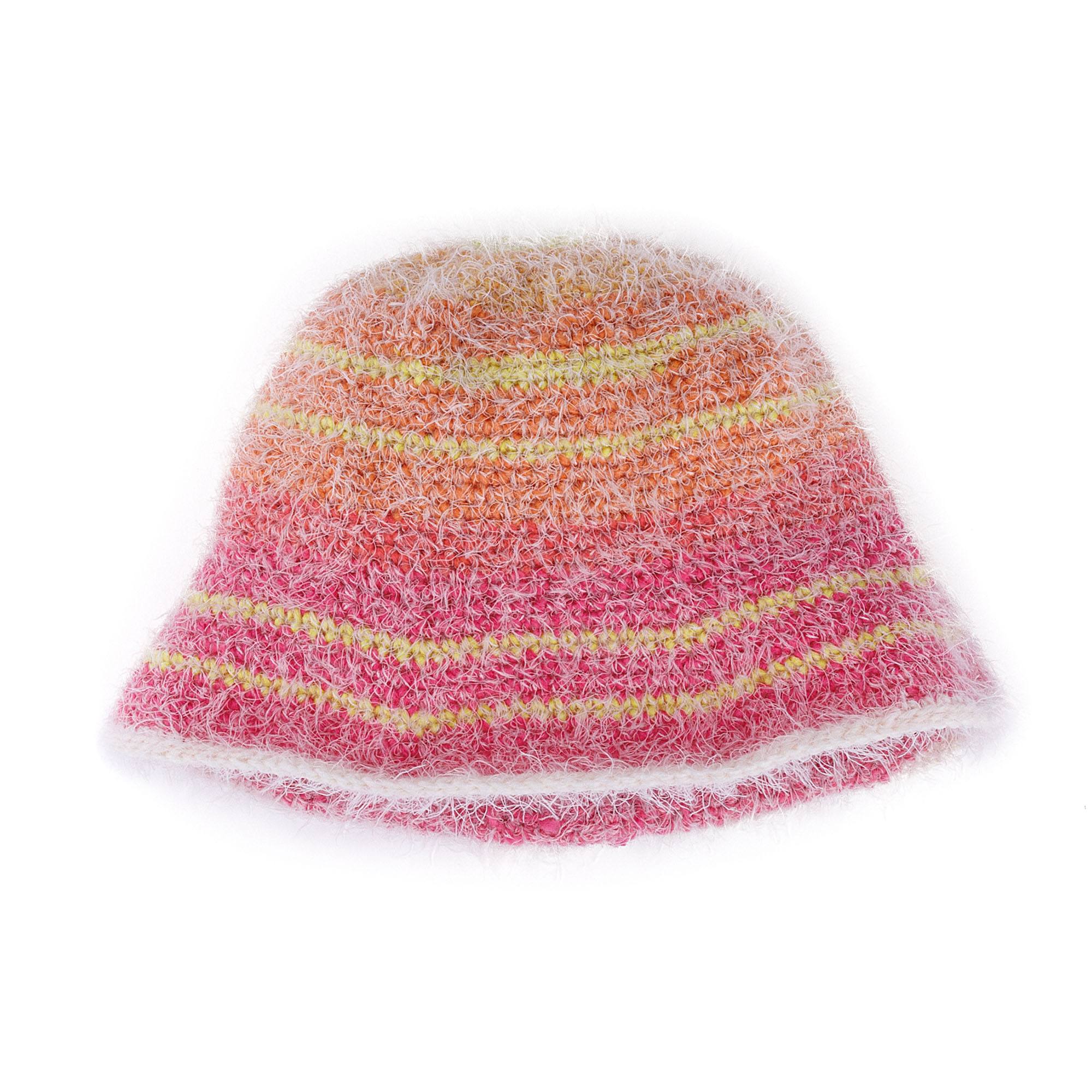 Caron Crochet Cold Weather Bucket Hat