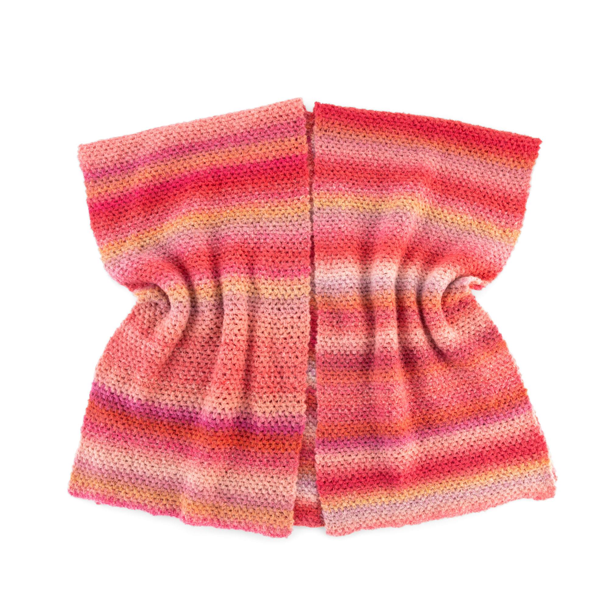Caron Crochet Caught in a Haze Ruana