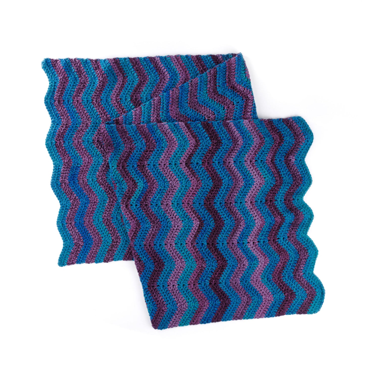 Caron Wrap Me In Ripples Crochet Wrap