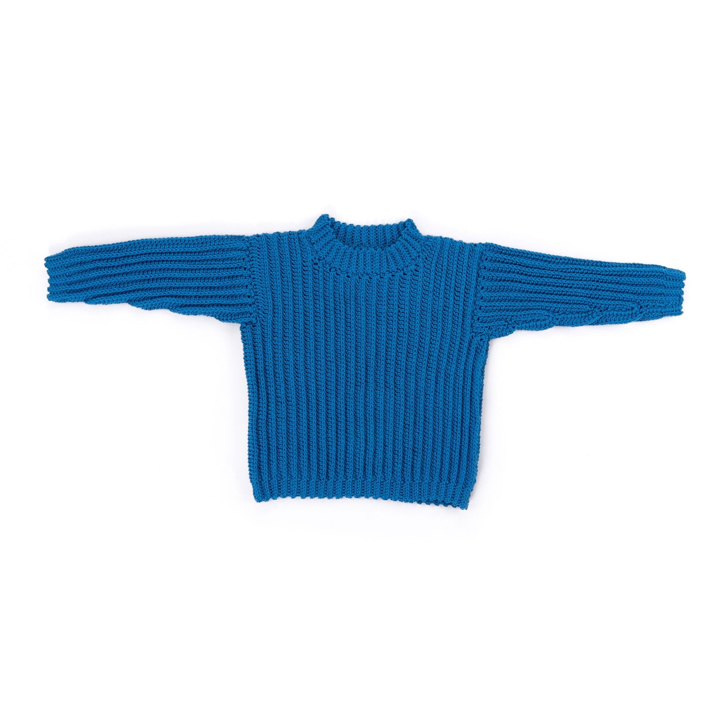 Caron Vertical Ridges Crochet Sweater (Digital Download)