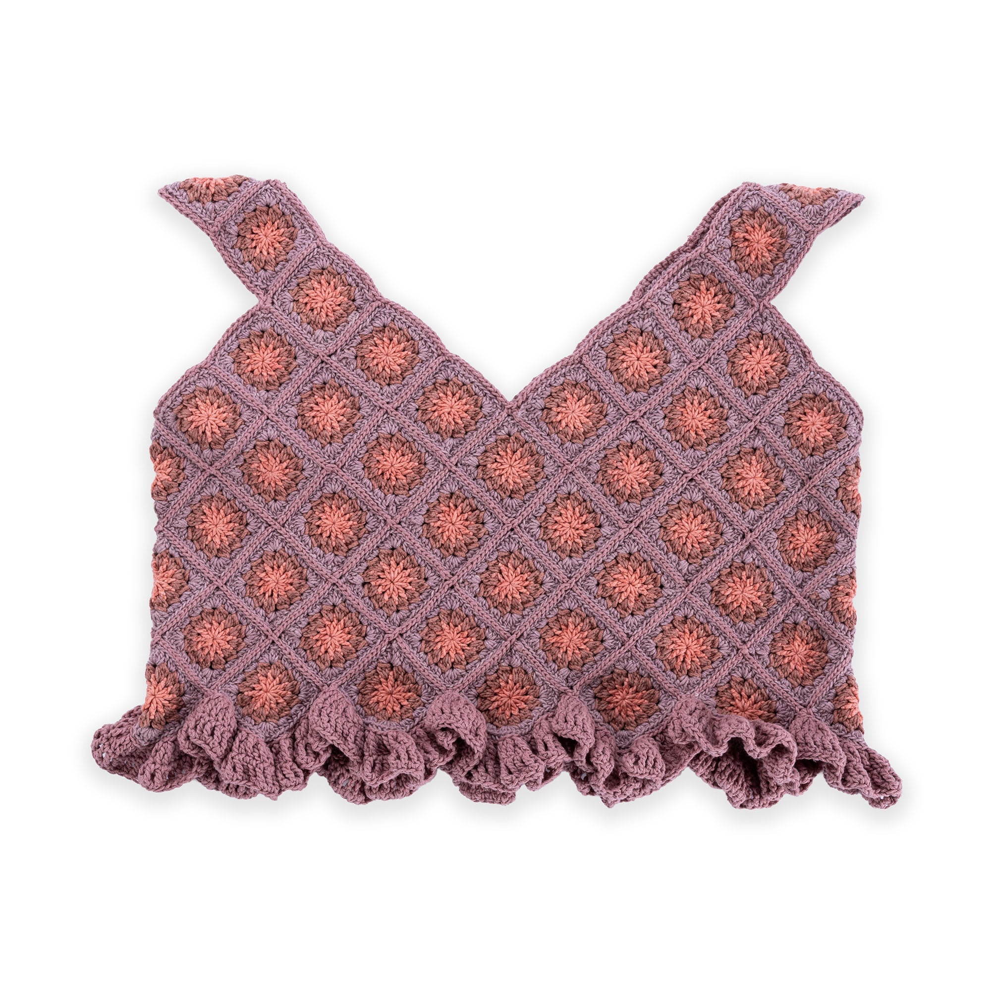 Caron Diagonal Motifs Crochet Tank (Digital Download)