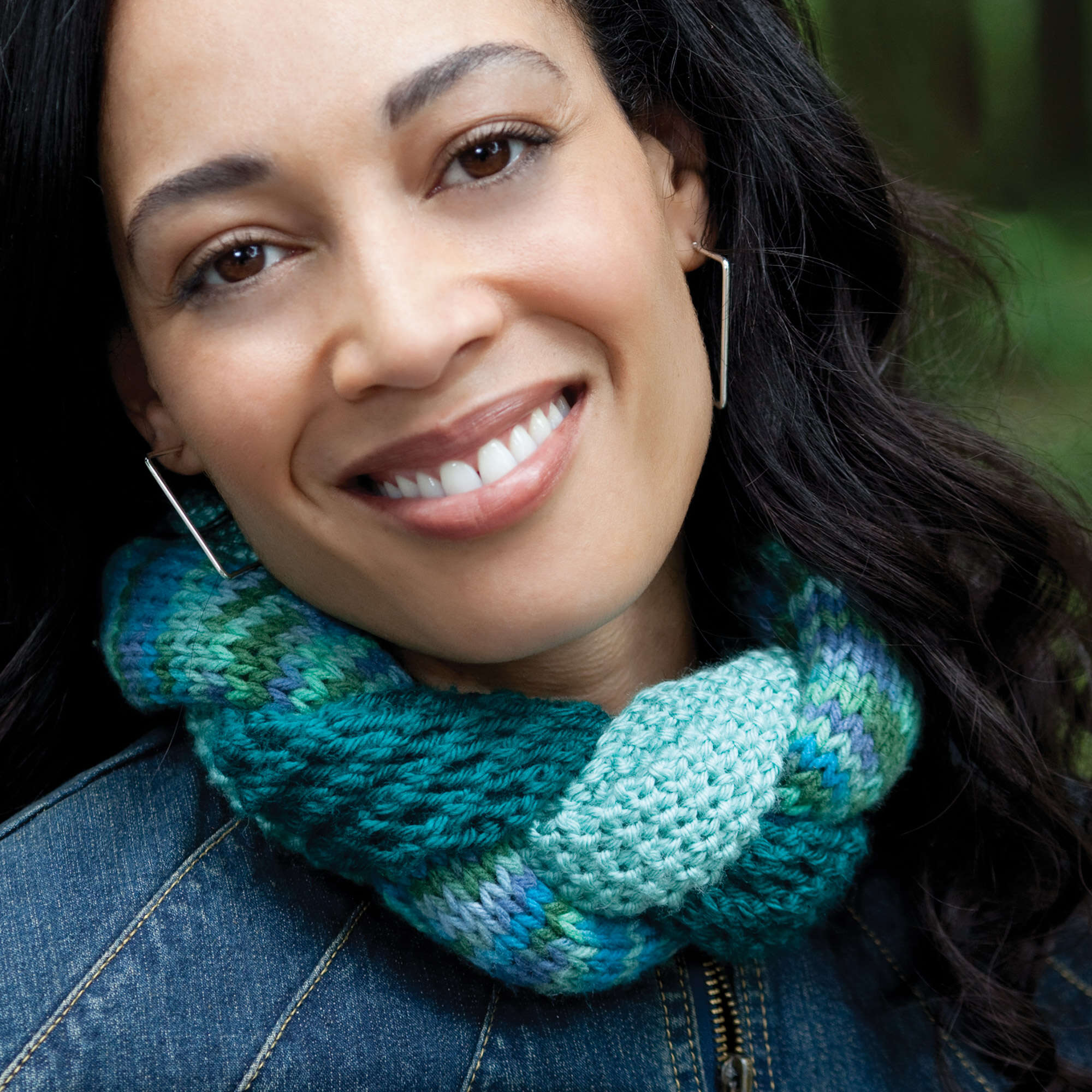 Caron Knit Braided Cowl (Digital Download)