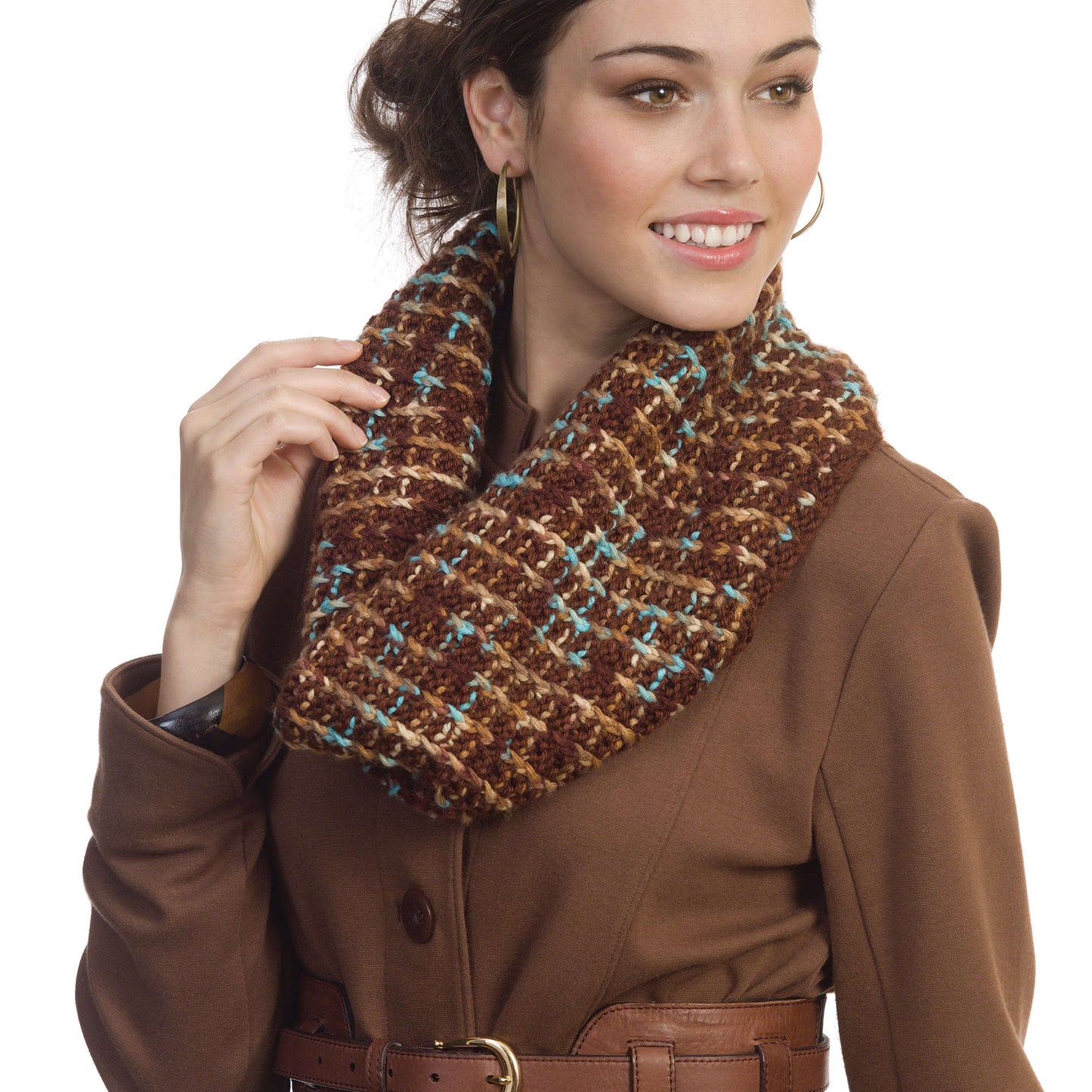 Caron Knit Slip 'n a Twist Cowl