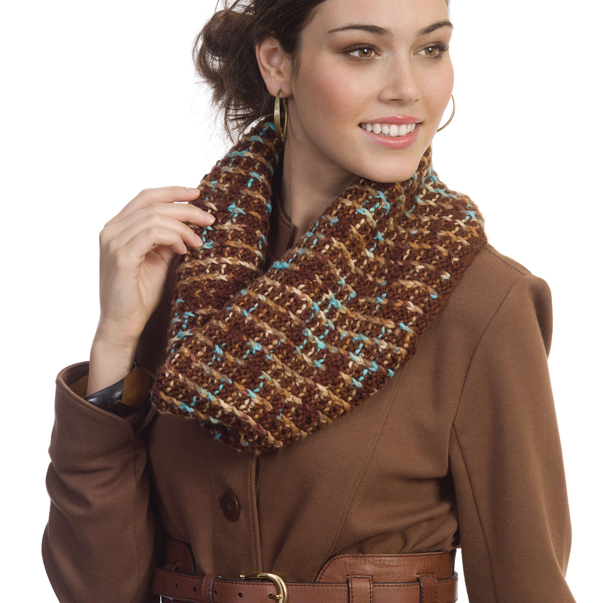 Caron Knit Slip 'n a Twist Cowl