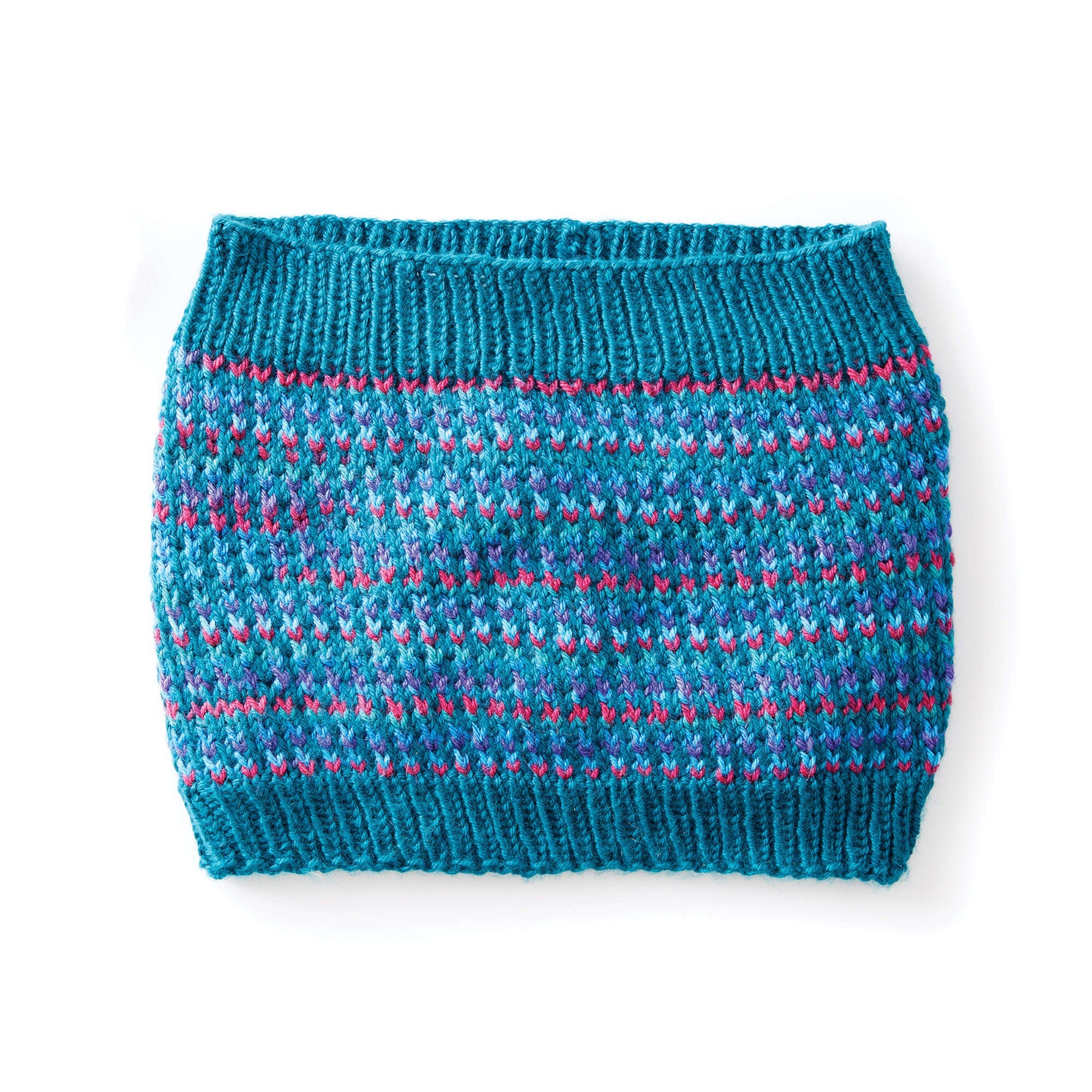 Caron Let It Slip Knit Cowl (Digital Download)