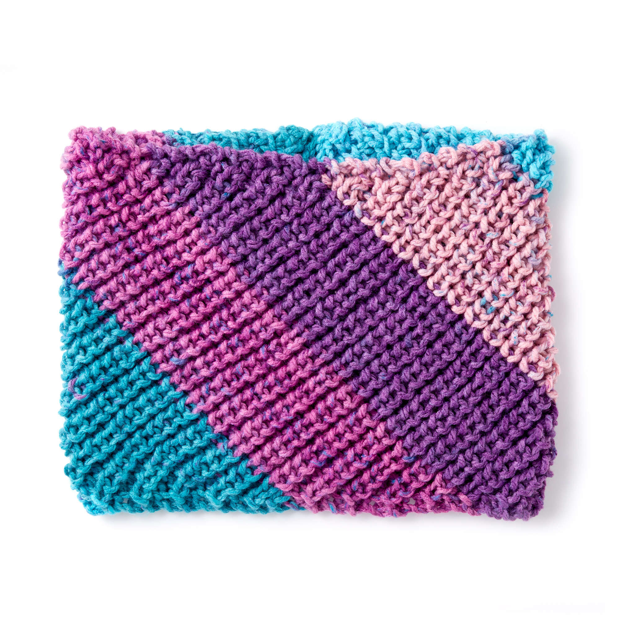 Caron Shaker Stitch Knit Cowl (Digital Download)
