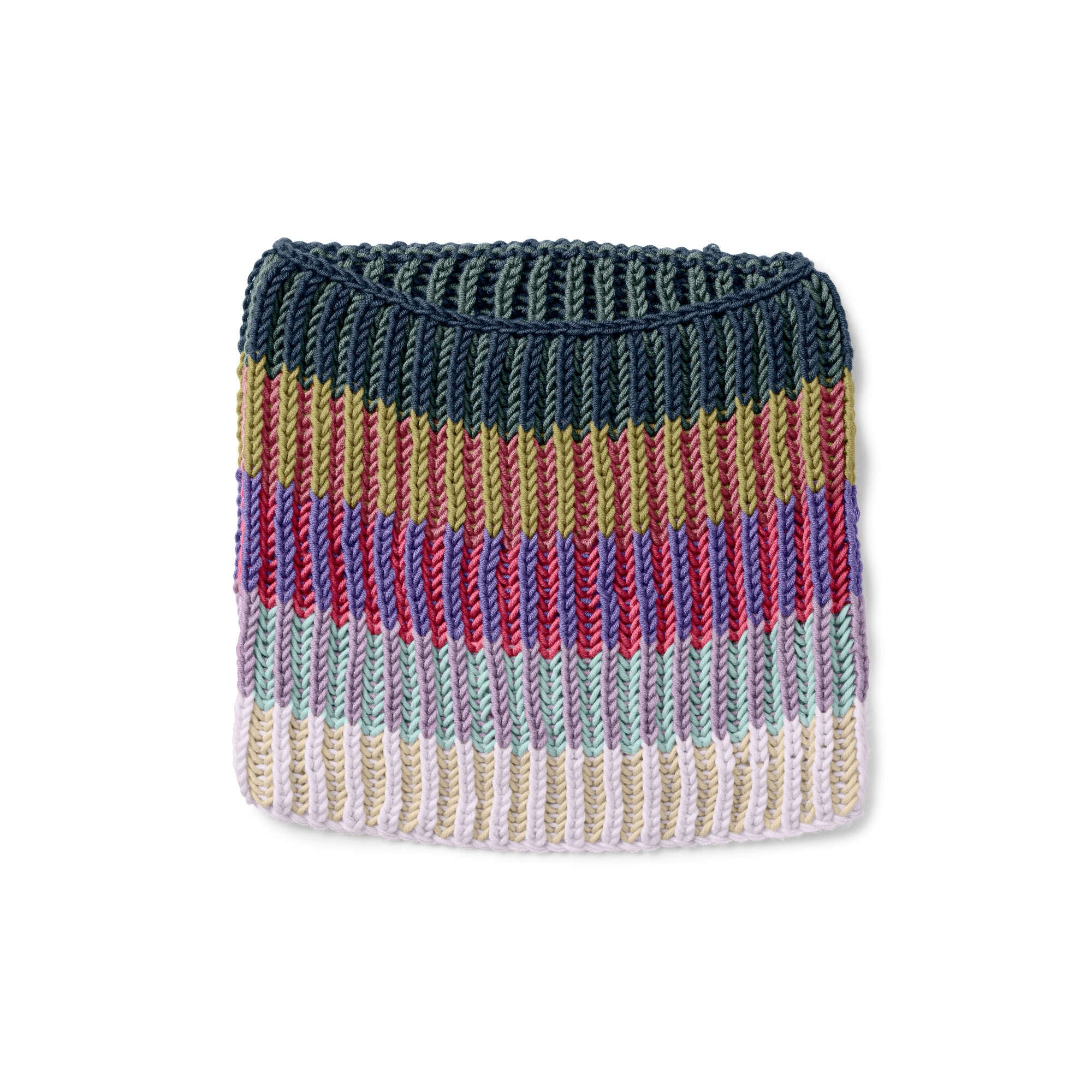 Caron X Pantone Brioche Knit Cowl (Digital Download)