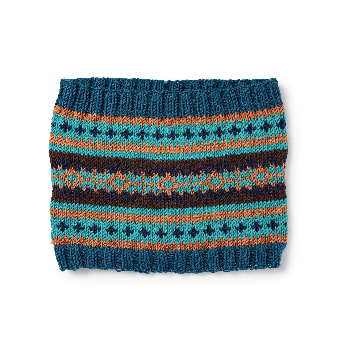 Caron X Pantone Fleur Isle Knit Cowl (Digital Download)
