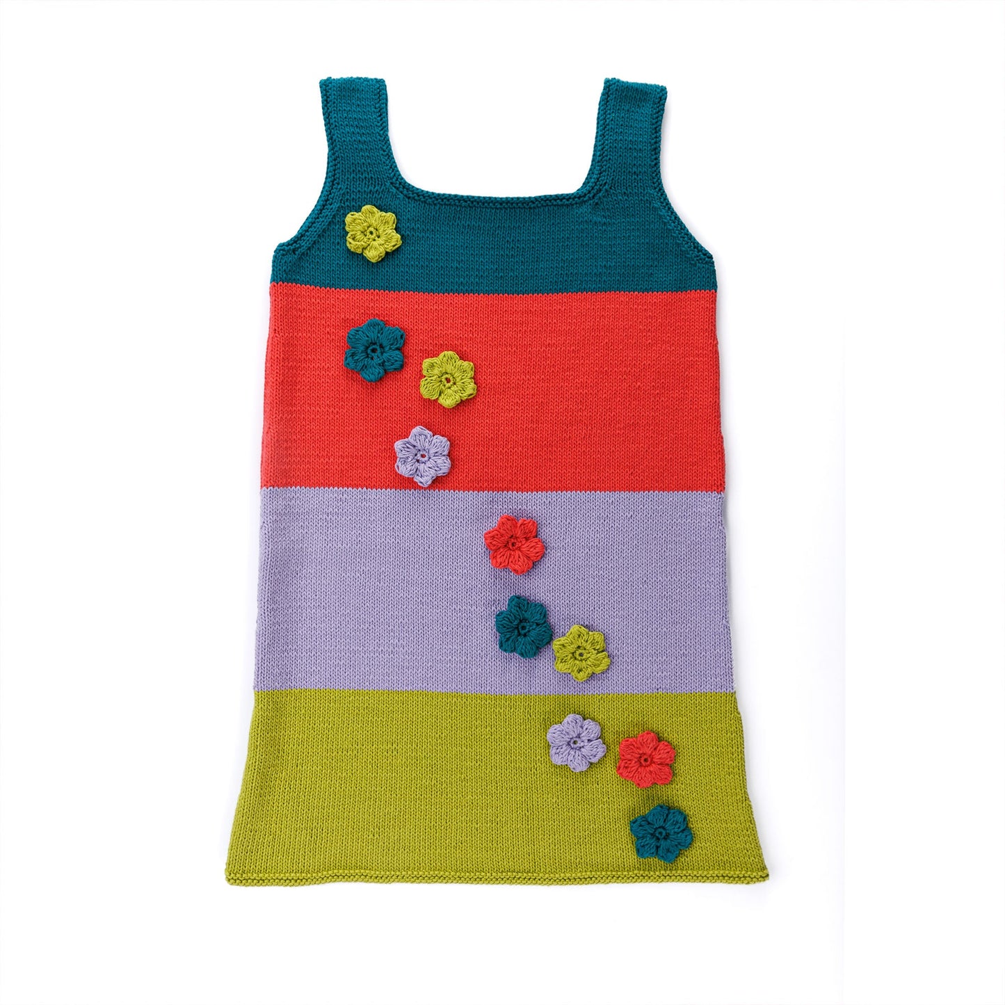Caron Knit Floral Cascade Dress (Digital Download)