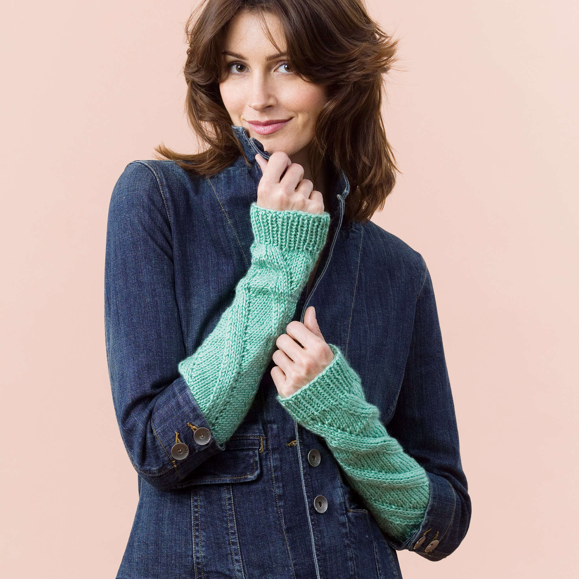 Caron Knit Soft Armwarmers (Digital Download)