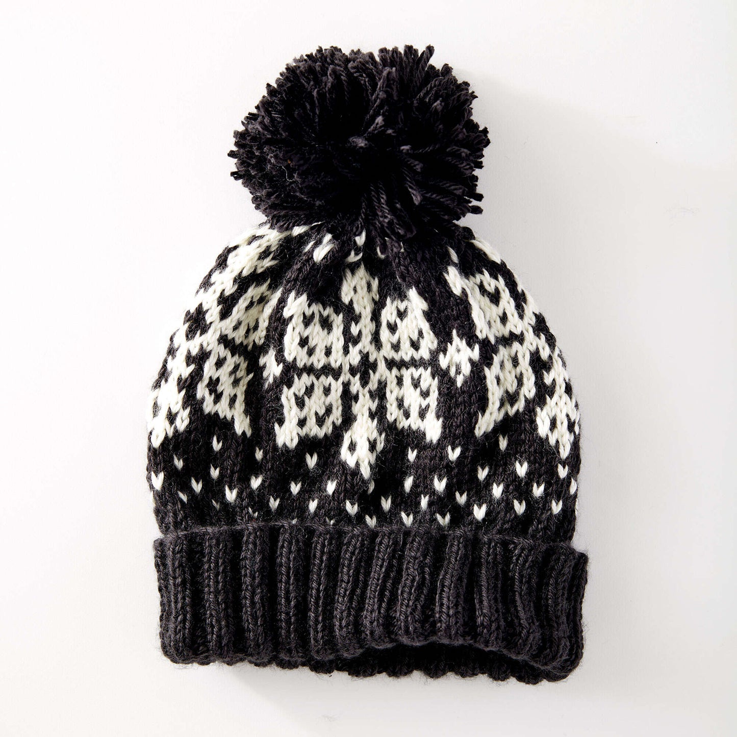 Caron Knit Nordic Flake Hat (Digital Download)