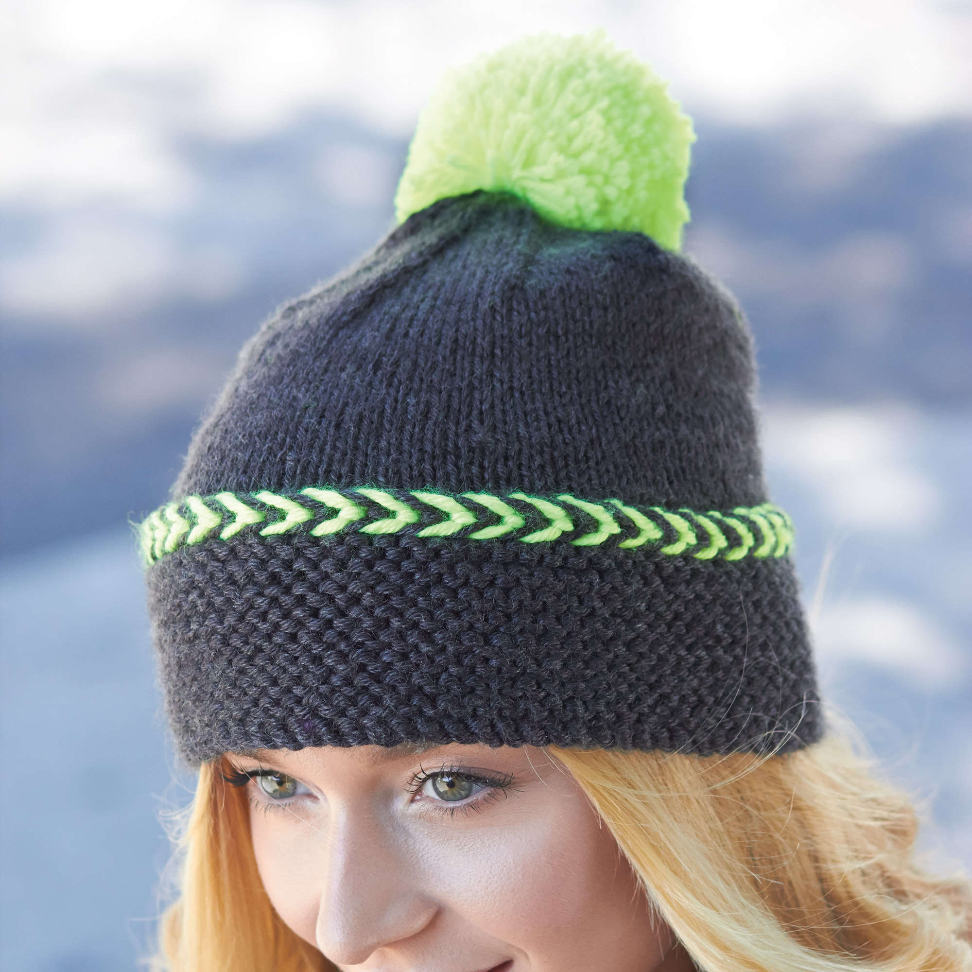 Caron Pop of Neon Hat (Digital Download)