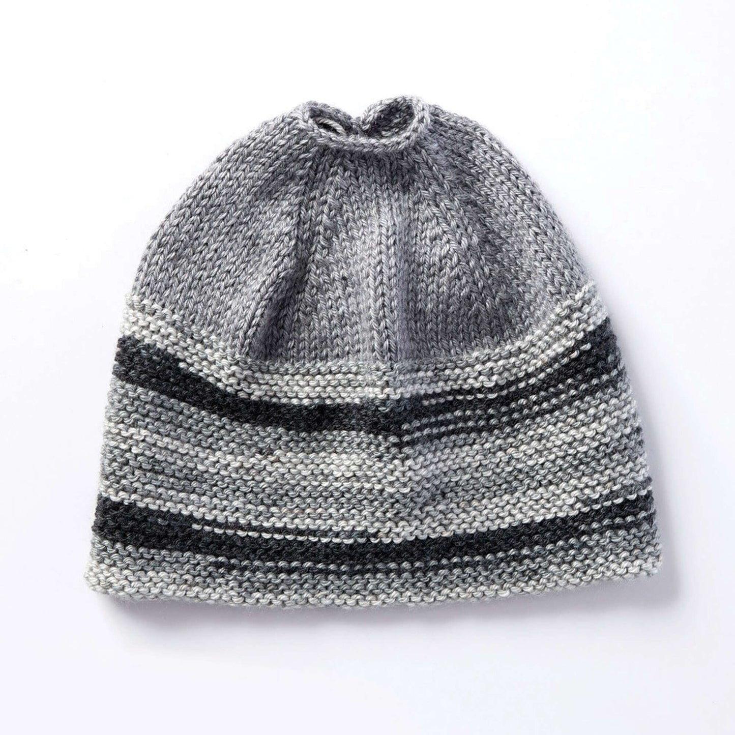Caron Messy Bun Knit Hat (Digital Download)