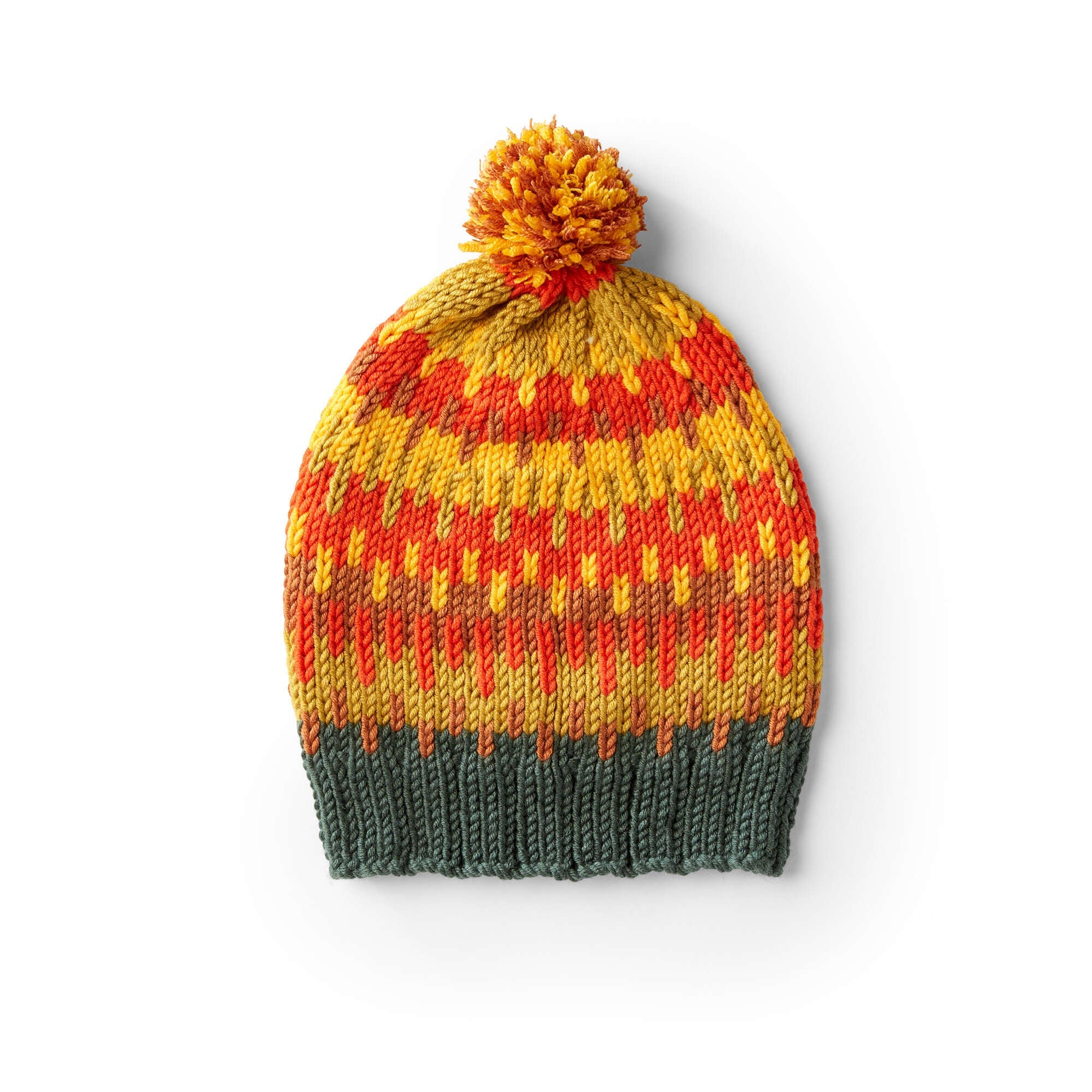 Caron Graphic Knit Fair Isle Hat (Digital Download)
