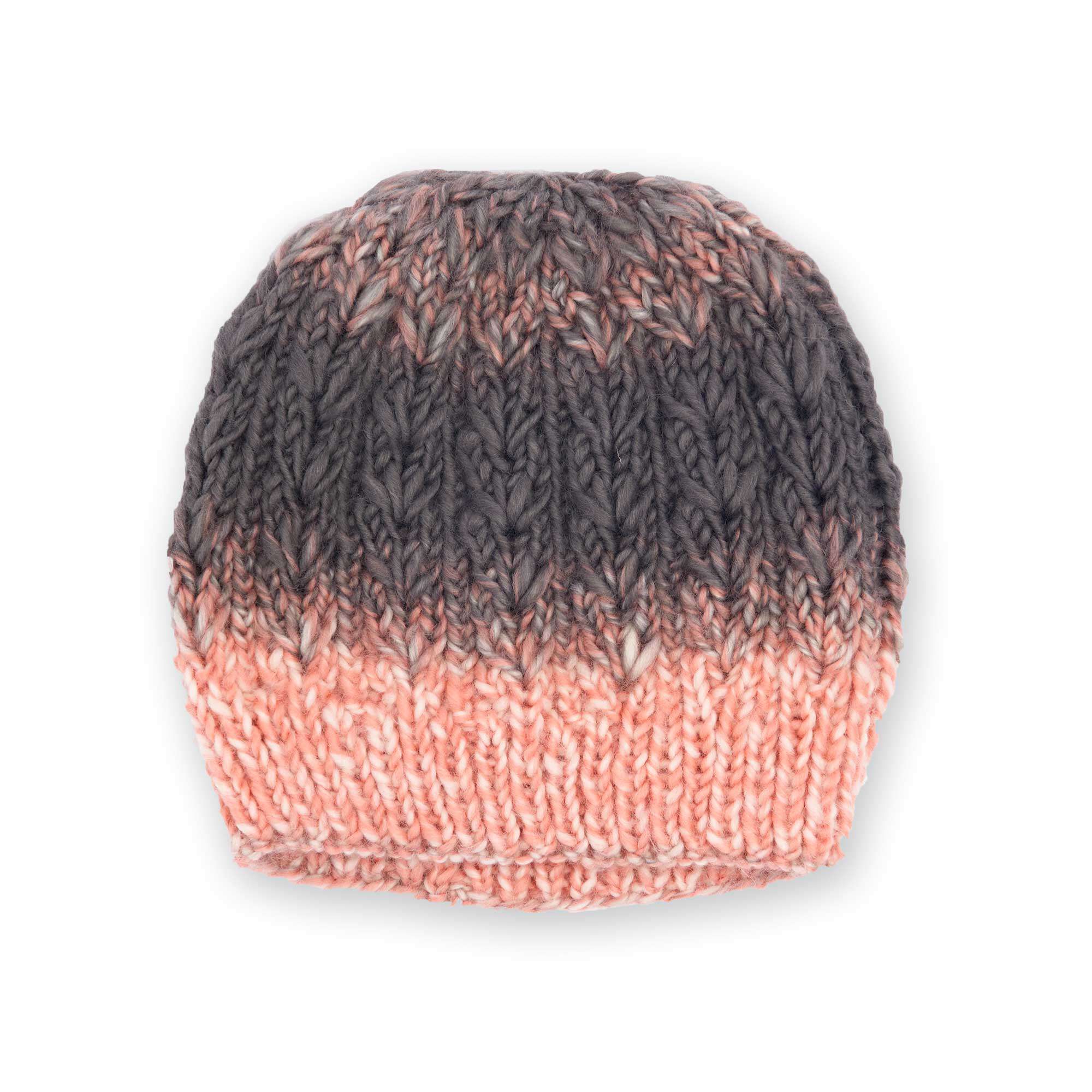 Caron Knit Butterfly Loop Hat (Digital Download)