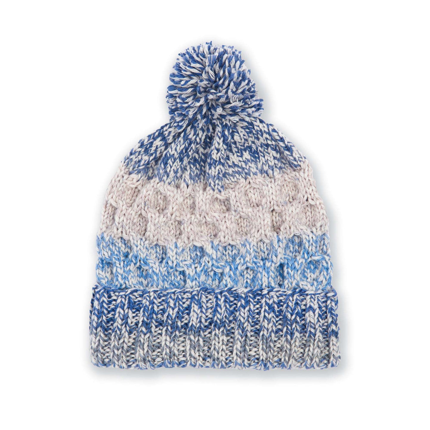 Caron Marble Cakes Honeycomb Knit Hat (Digital Download)