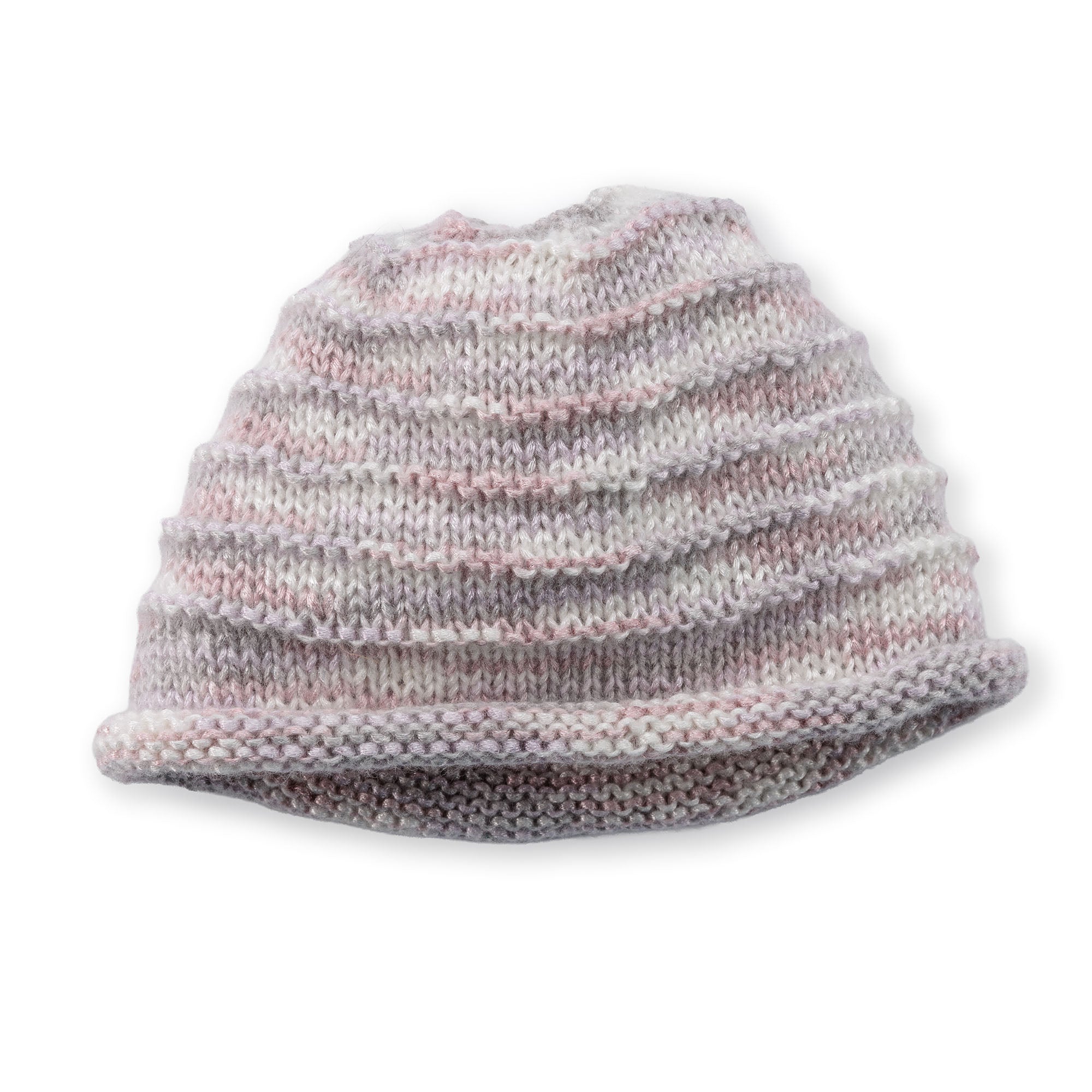 Caron Garter Ridges Minimalist Knit Beanie