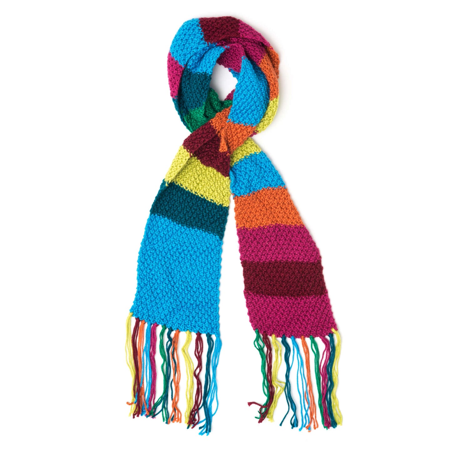 Caron Knit Irish Moss Mood Scarf (Digital Download)