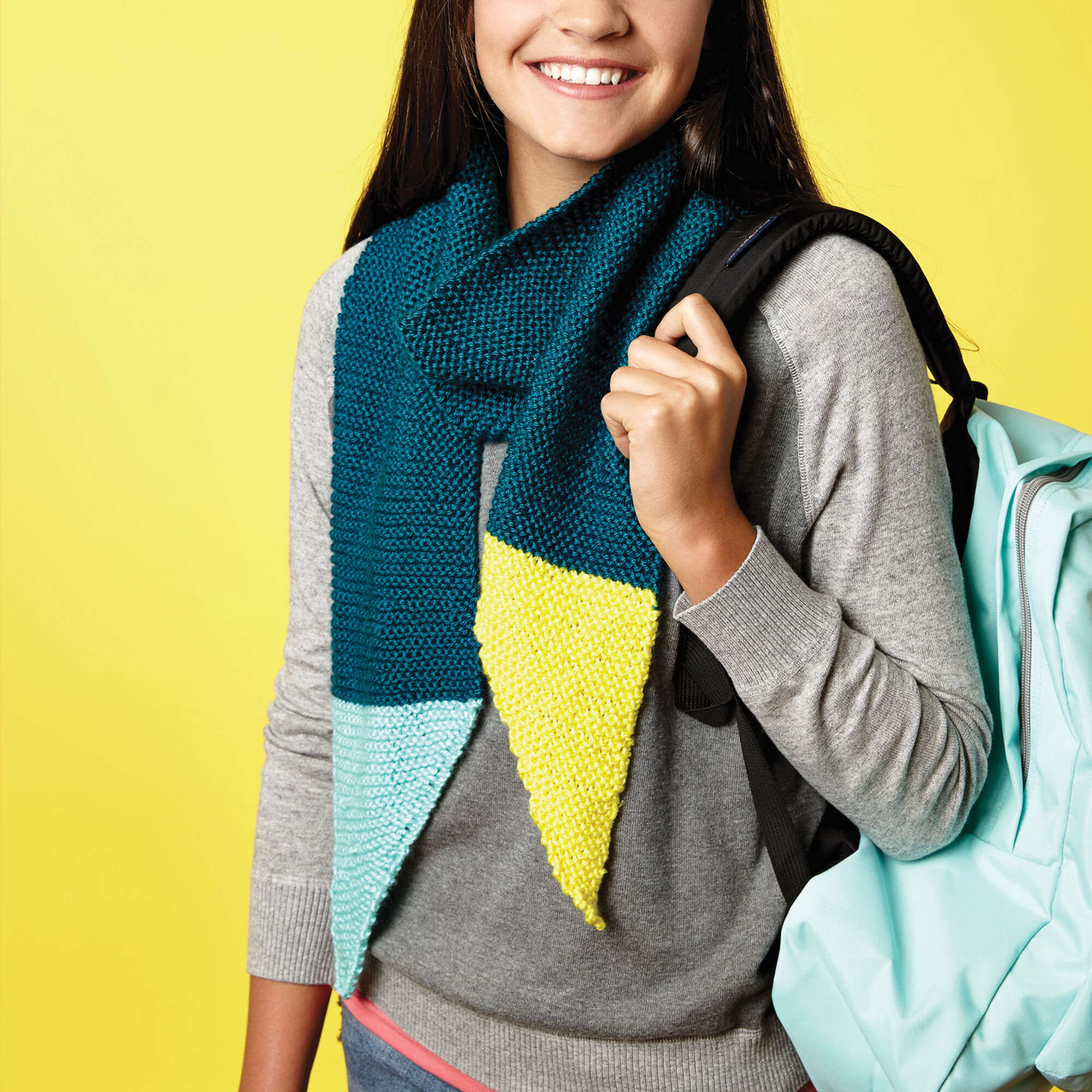 Caron Dipped Points Scarf (Digital Download)