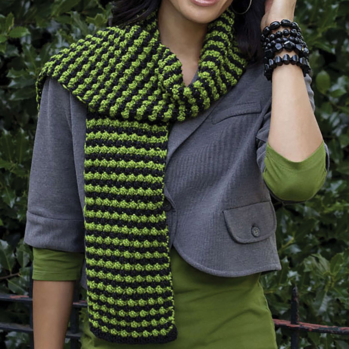 Caron Knit Sparks Fly Scarf (Digital Download)