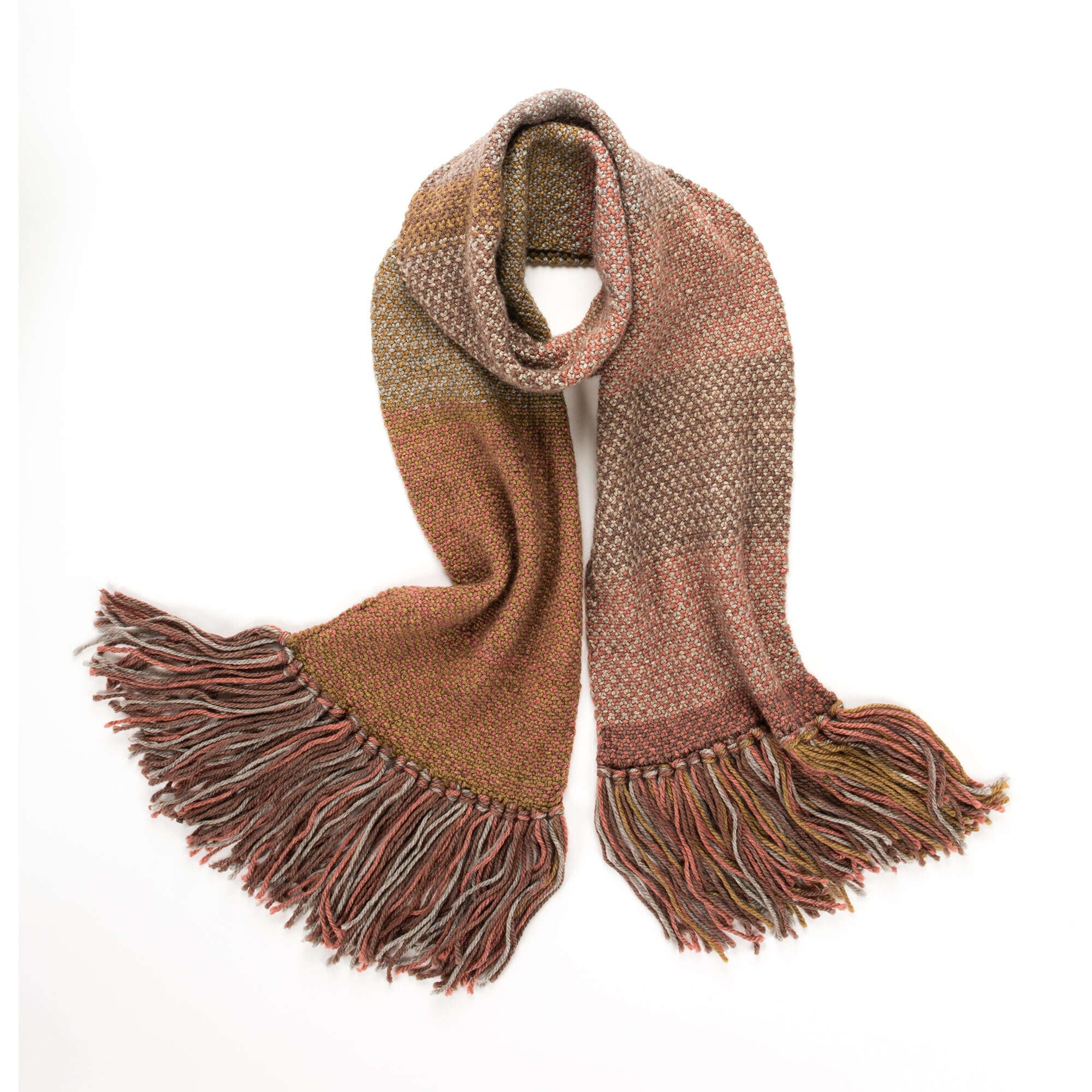 Caron Linen Stitch Knit Scarf (Digital Download)
