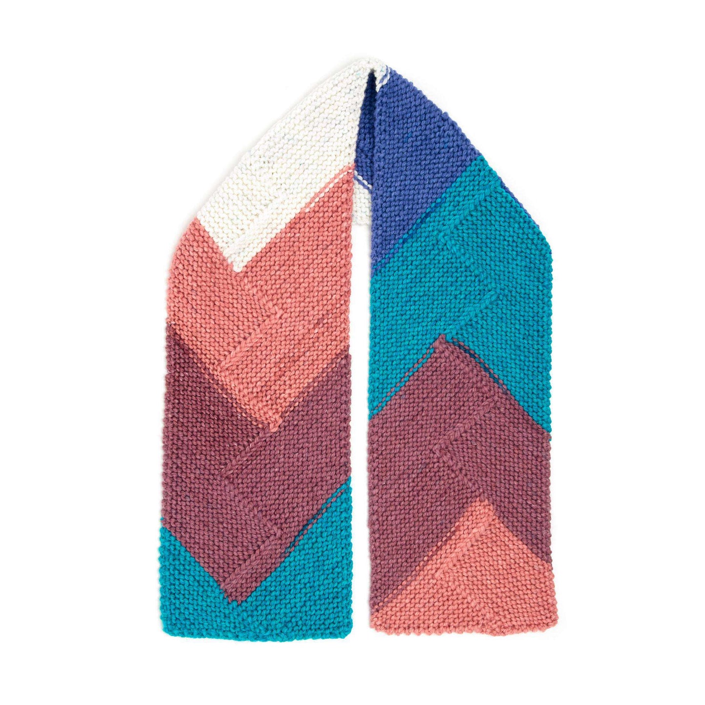 Caron Cross Lines Knit Scarf (Digital Download)
