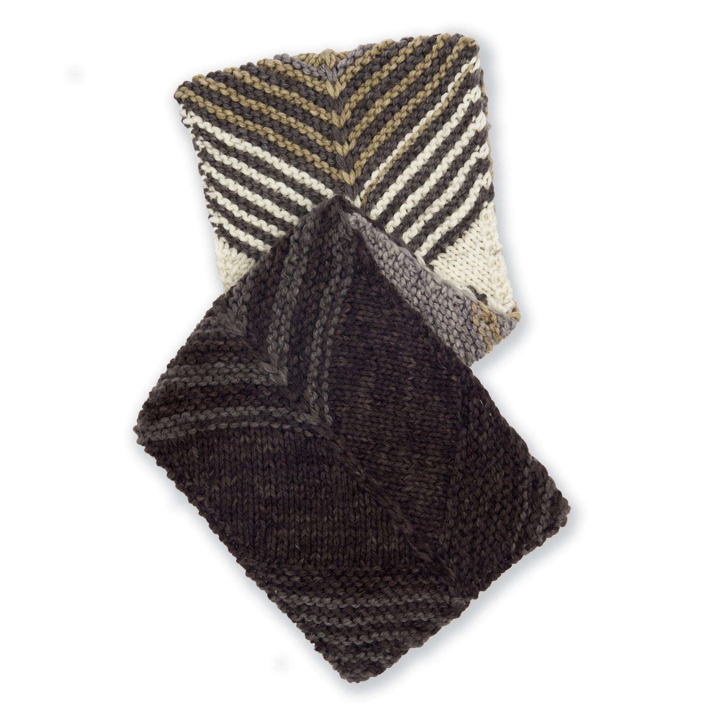 Caron Anniversary Cakes Stripes On The Go Knit Scarf (Digital Download)