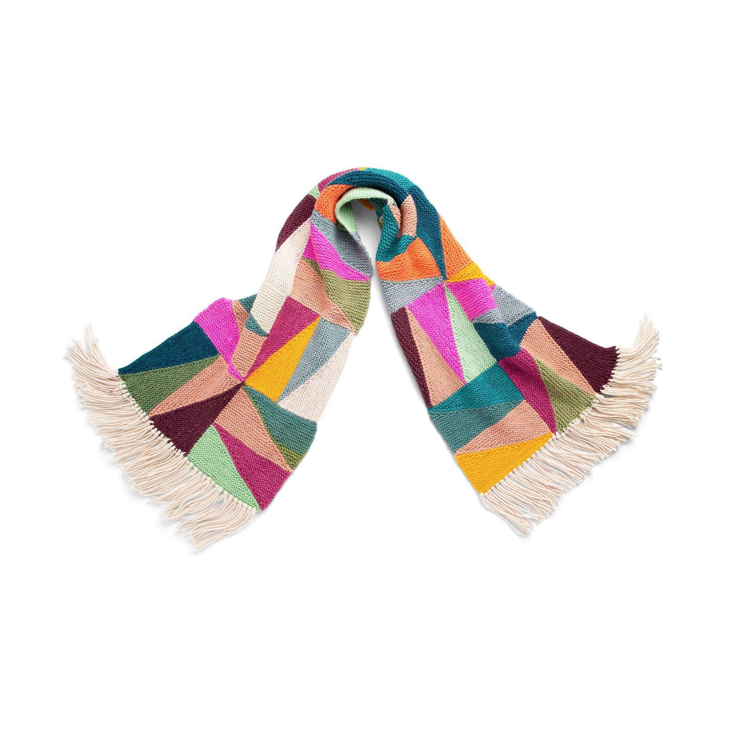 Caron Knit Fenangle the Angles Blanket Scarf (Digital Download)