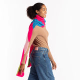 KNITTING PATTERN DOWNLOAD - FREE CARON CHEVRON BANDS KNIT SCARF PATTERN