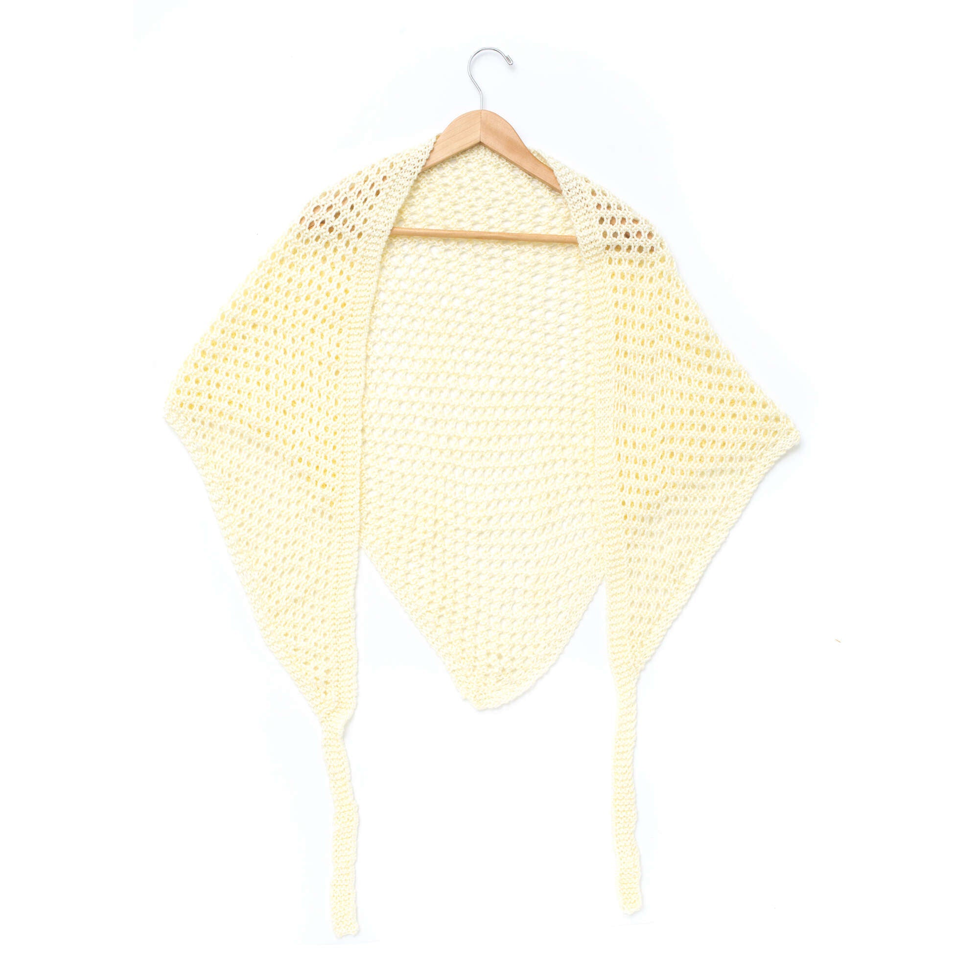 Caron Knit Triangular Shawl (Digital Download)