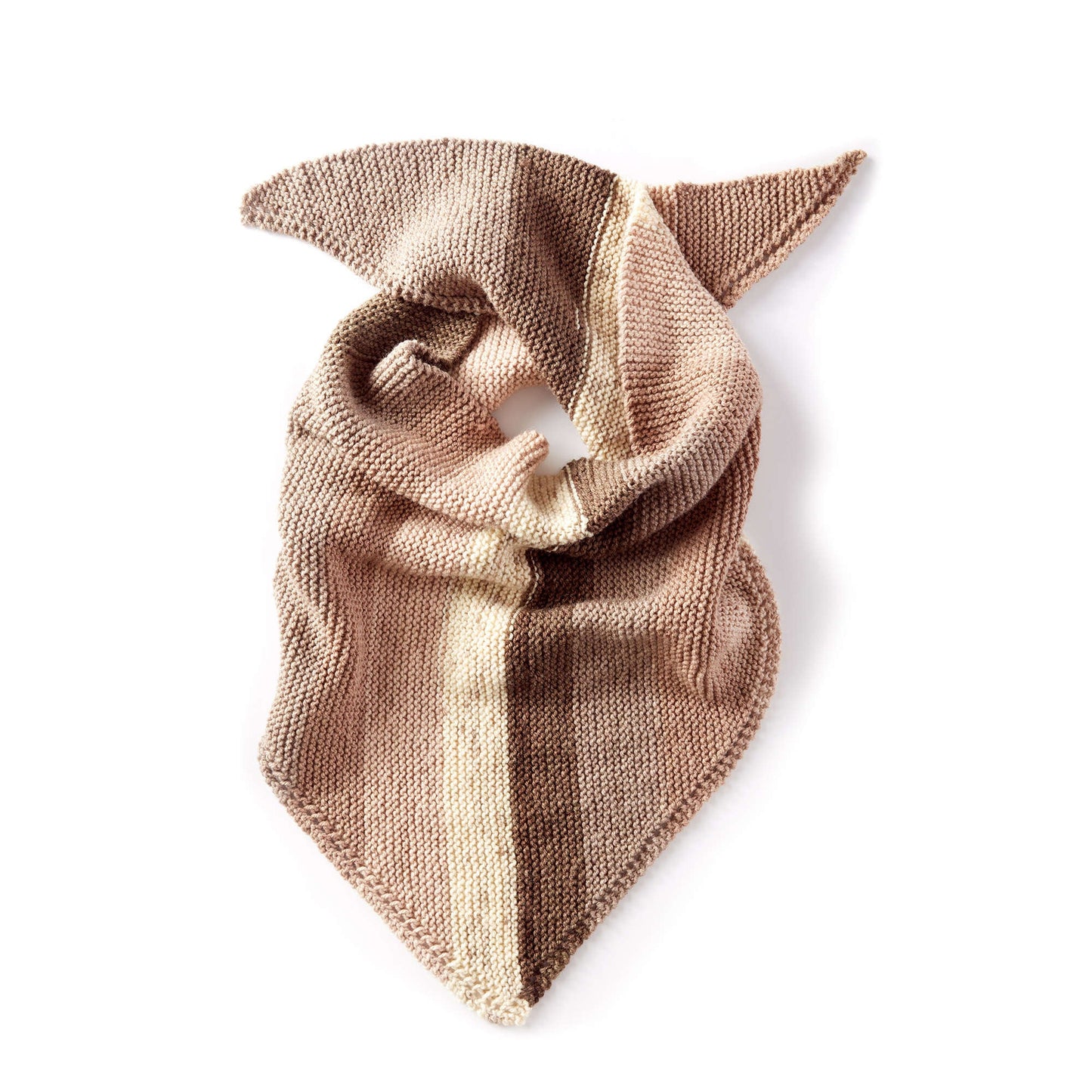 Caron Triangle Knit Shawl (Digital Download)