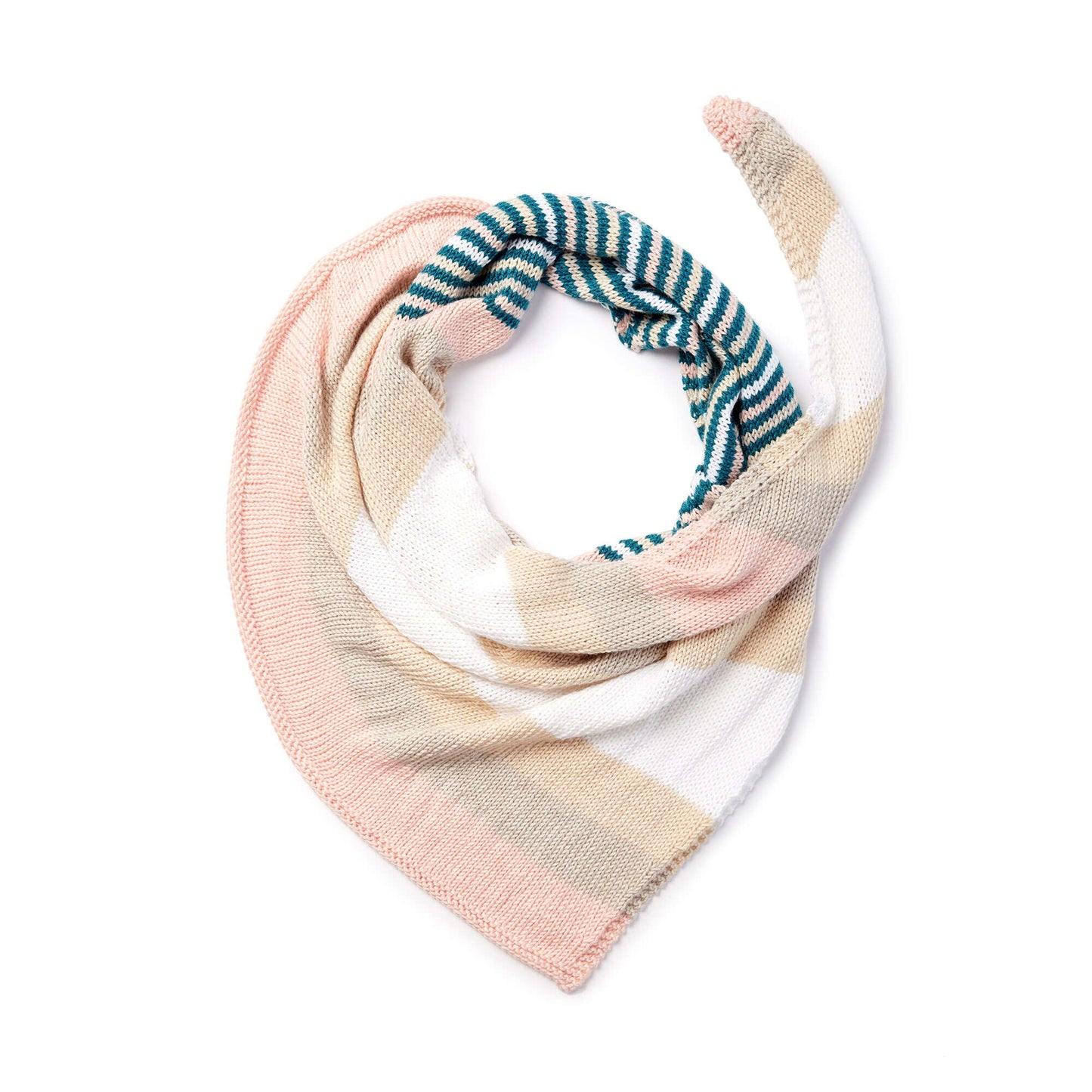 Caron x Pantone Smooth Stripes Knit Shawl (Digital Download)