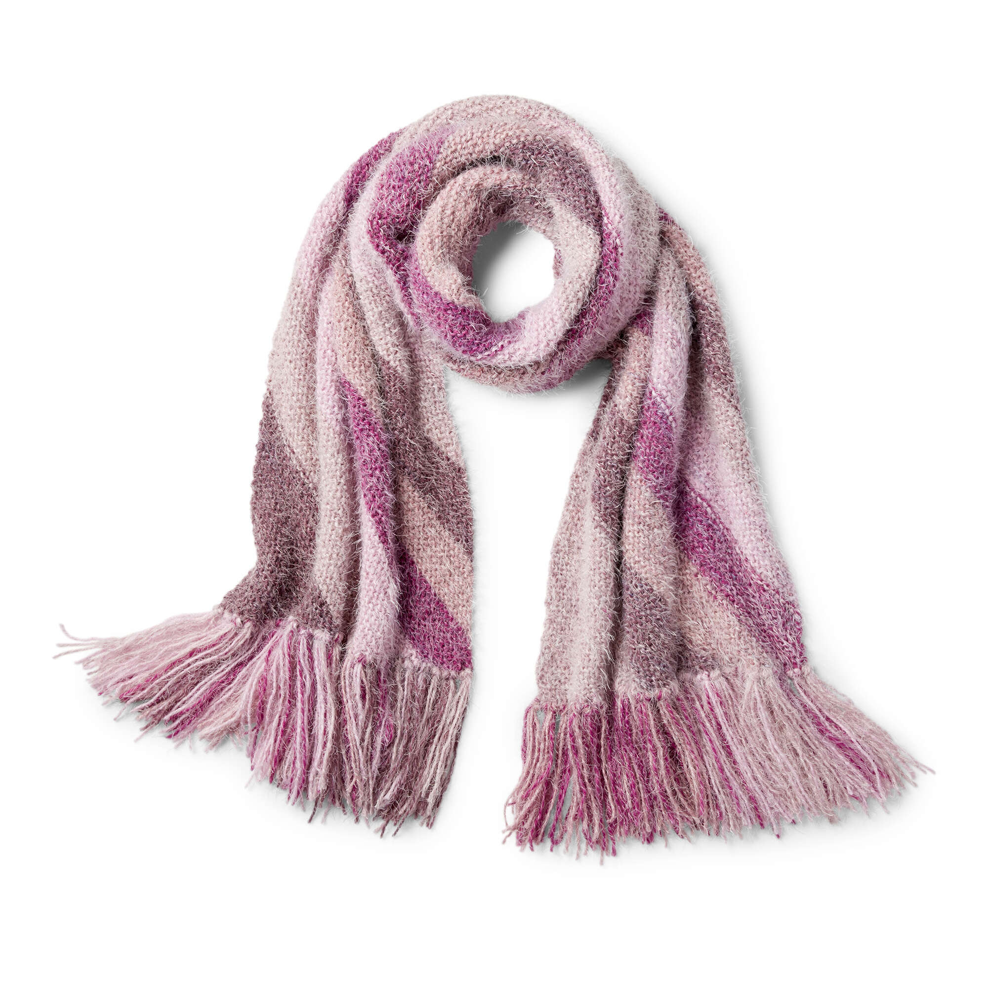 Caron Bias Knit Wrap (Digital Download)