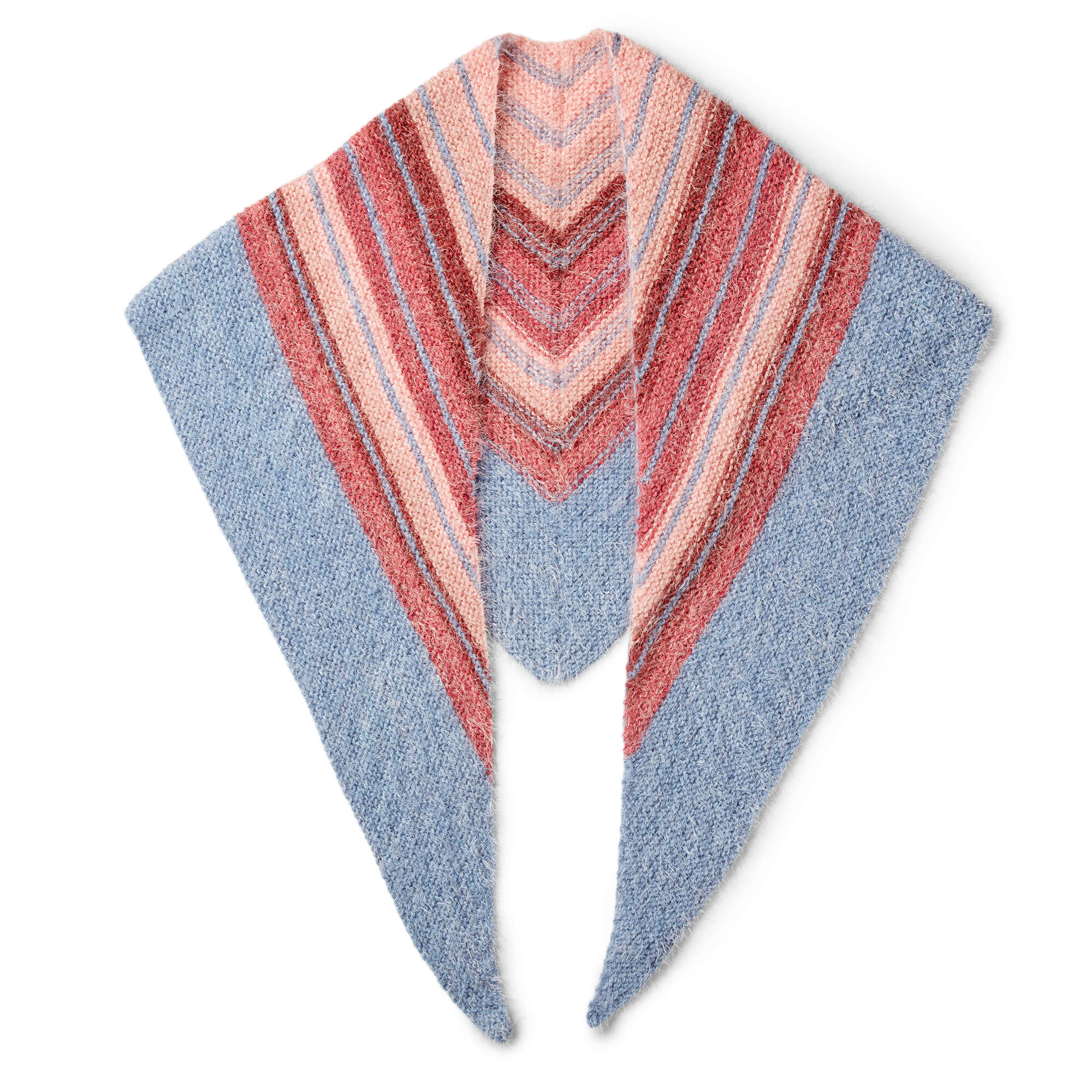 Caron Misty Chevron Knit Shawl (Digital Download)