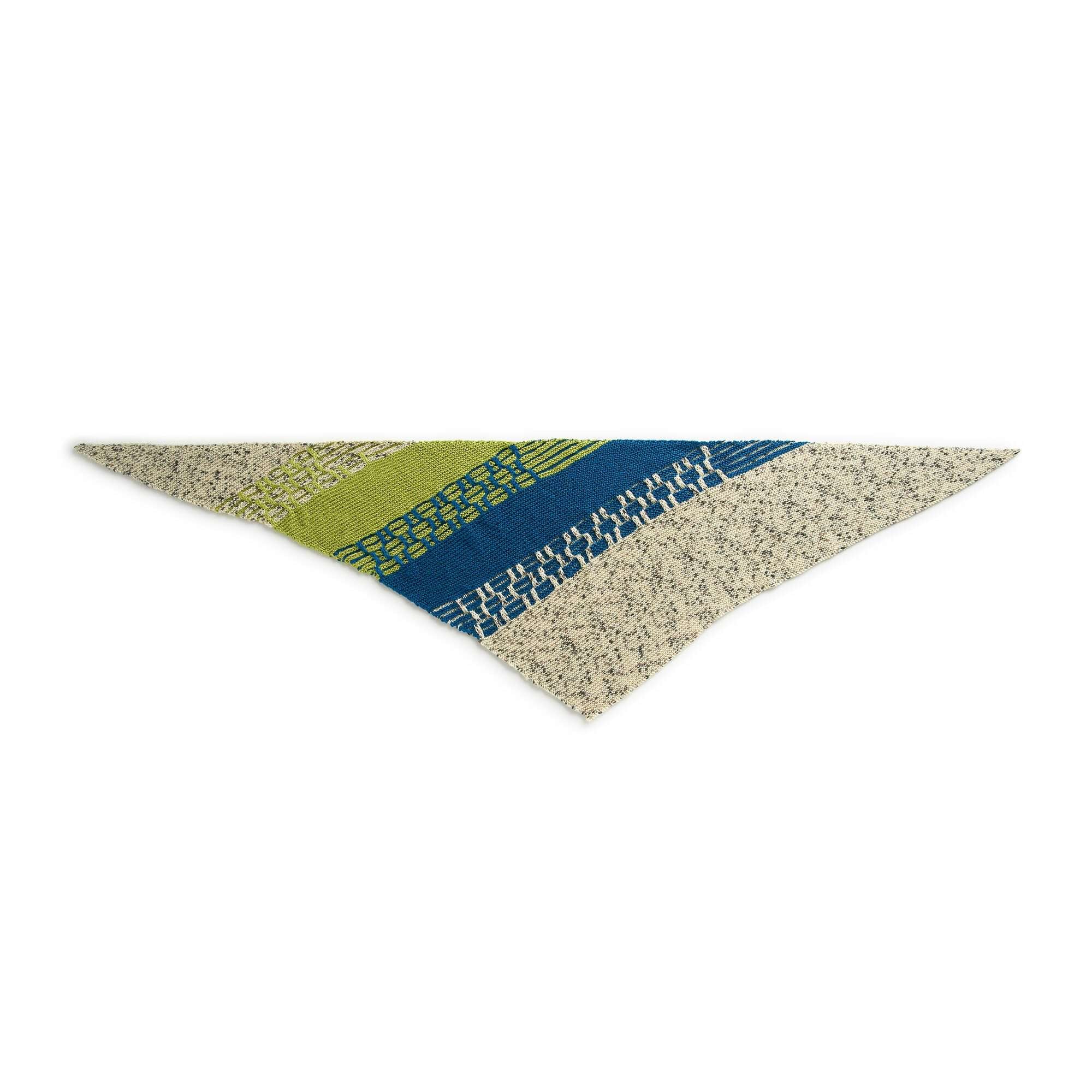 Caron Sampler Wedges Knit Shawl (Digital Download)