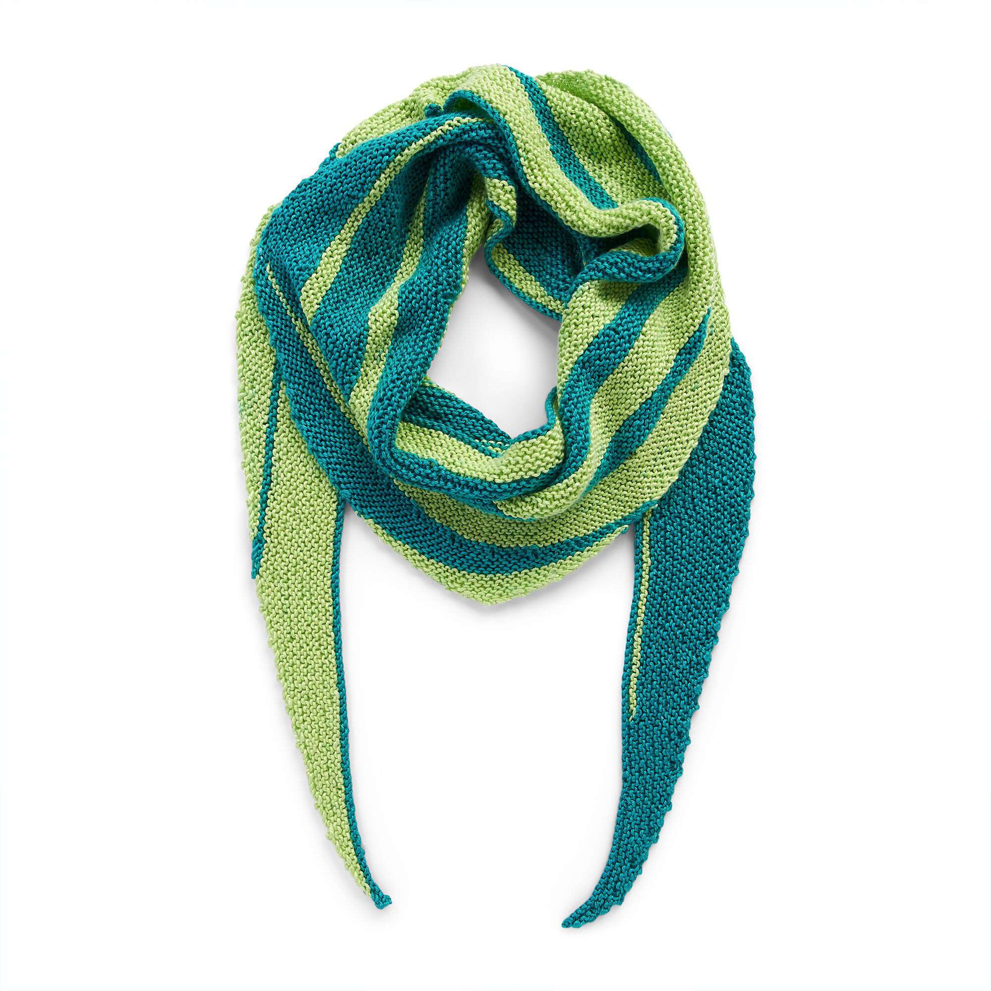 Caron La Pelosa Knit Shawl (Digital Download)