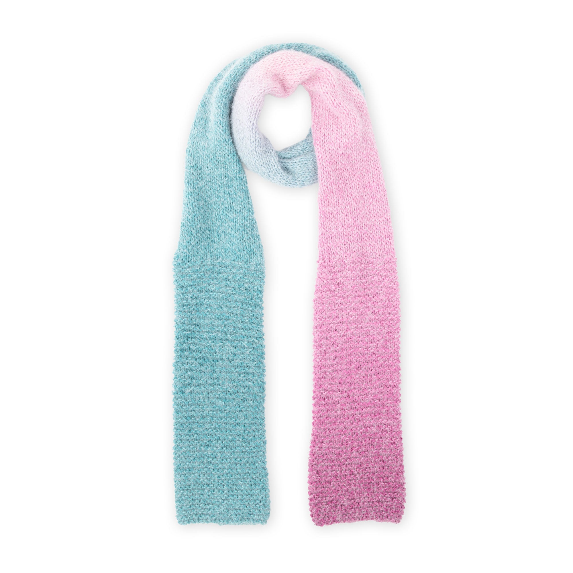 Caron Colorama Halo Knit Twisted Wrap (Digital Download)