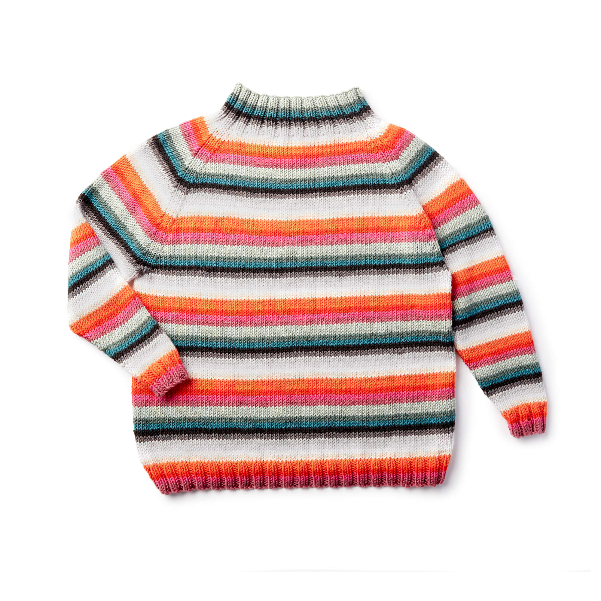Caron x Pantone Stripes Hype Knit Pullover (Digital Download)