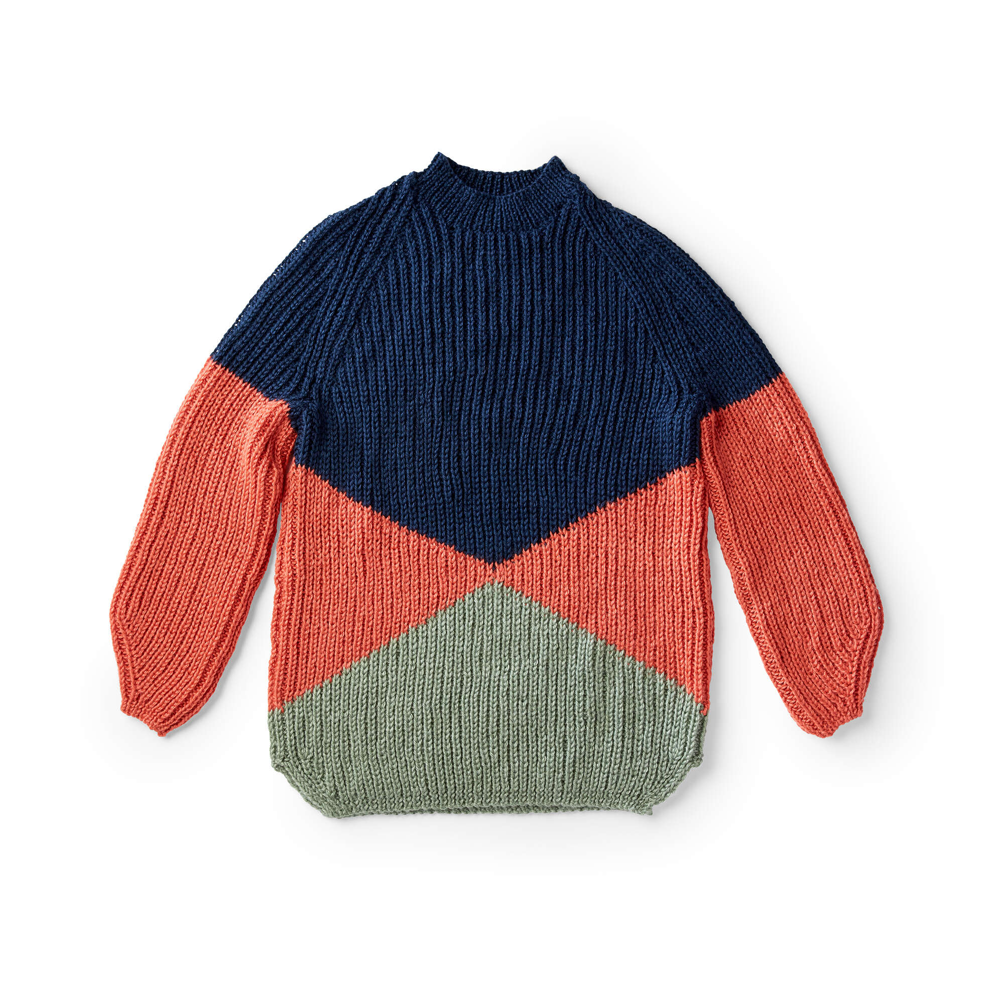 Caron Bold Angles Knit Pullover (Digital Download)