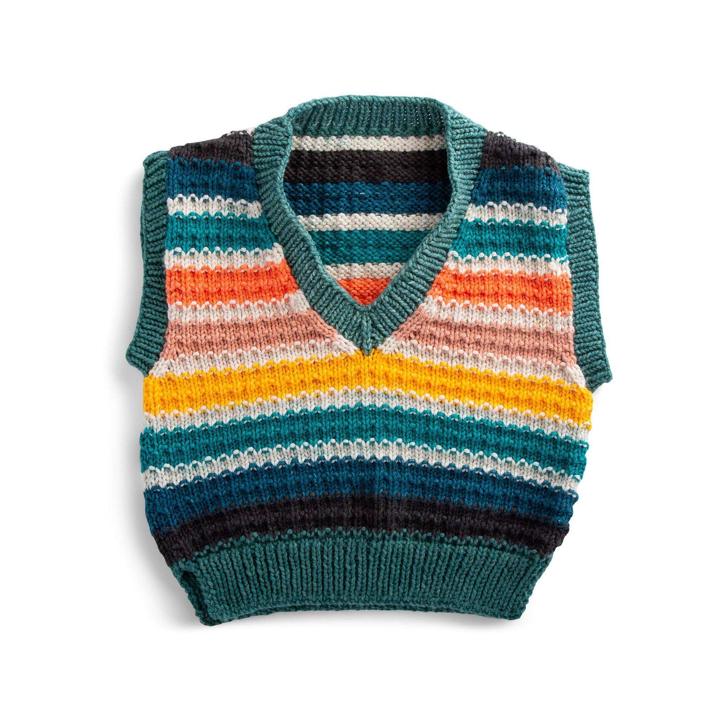 Caron Knit City Walks Sweater Vest (Digital Download)