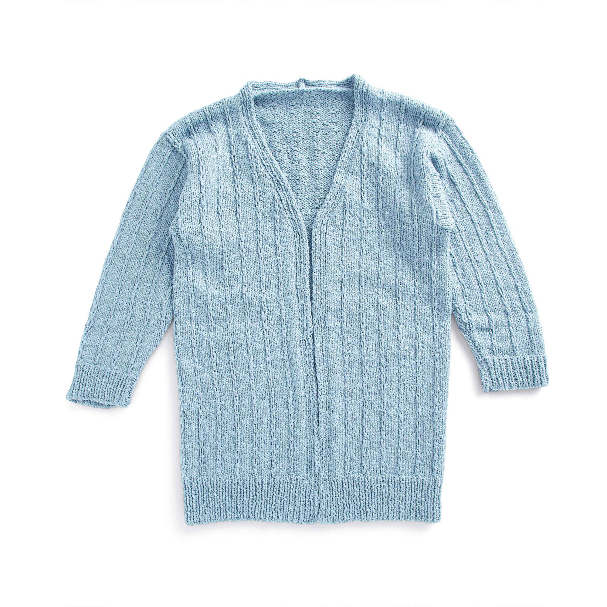 Caron Relaxed Knit Cardigan (Digital Download)