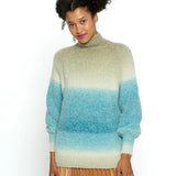 KNITTING PATTERN DOWNLOAD - Free Caron Turtleneck Knit Pullover Pattern, XS/S