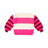 CARON STRIPED HARMONY BEGINNER KNIT SWEATER PATTERN, XS/S