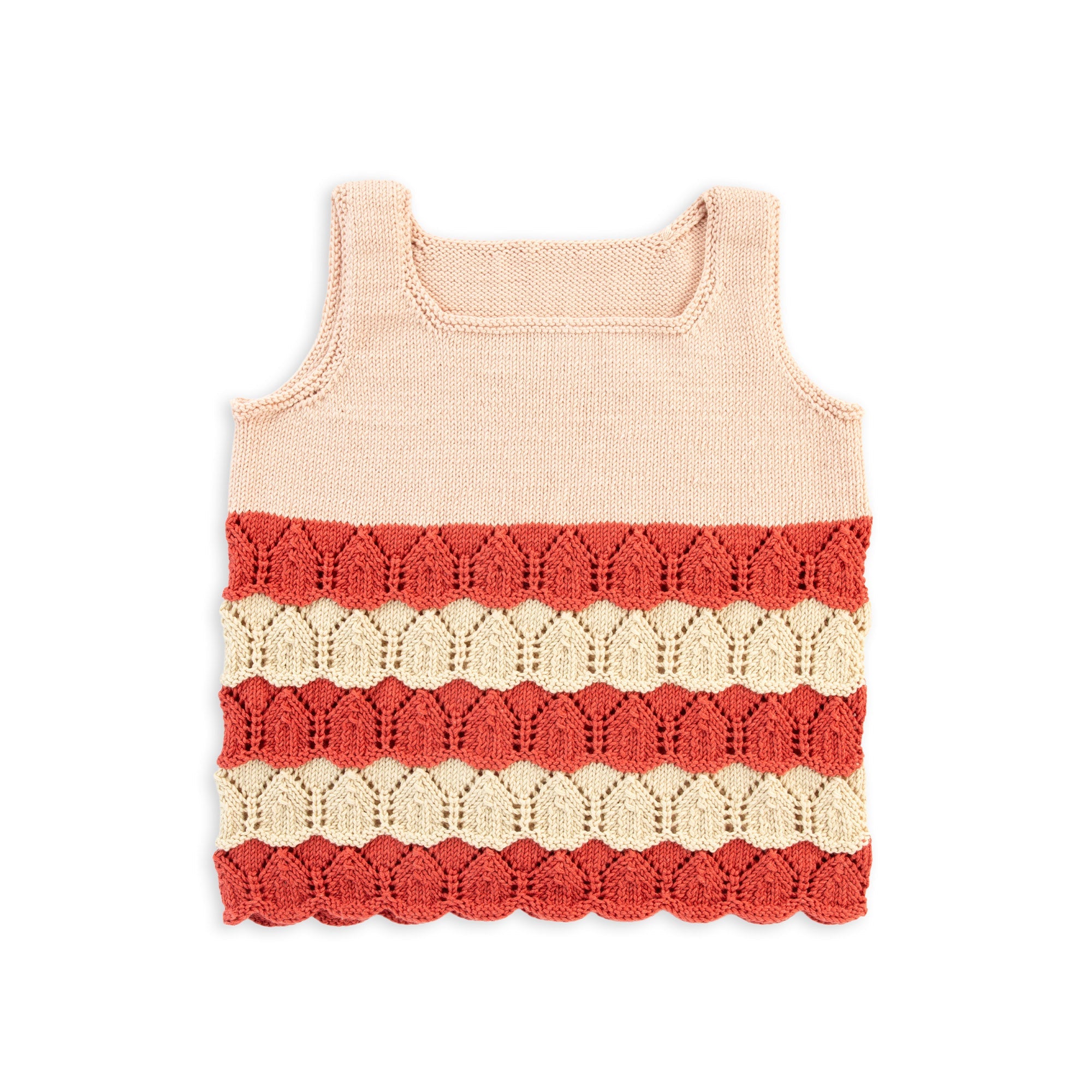 Caron Color Block Knit Tank (Digital Download)