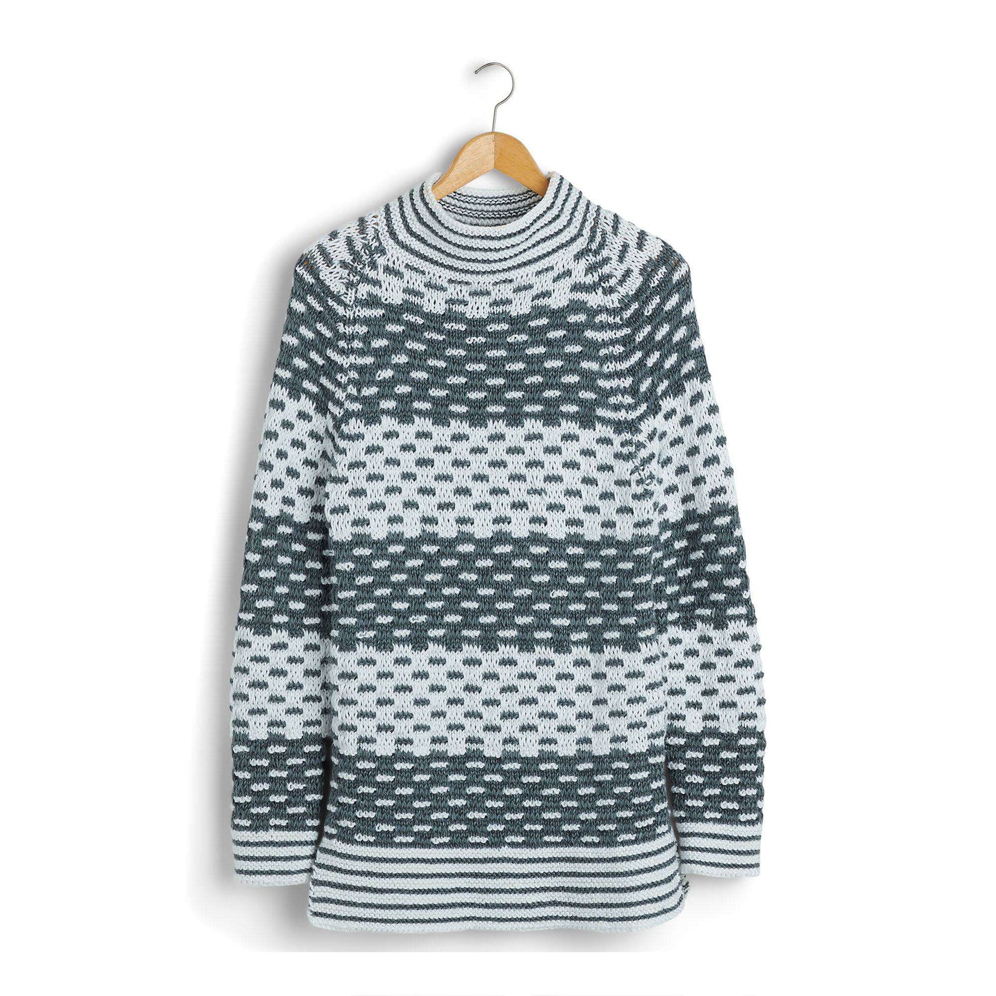 Caron Mosaic Knit Tunic (Digital Download)