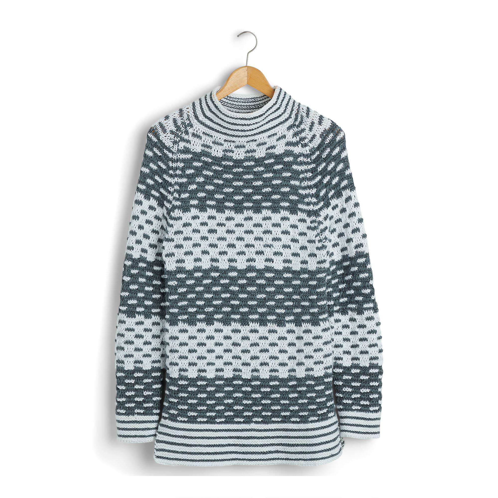 Caron Mosaic Knit Tunic (Digital Download)