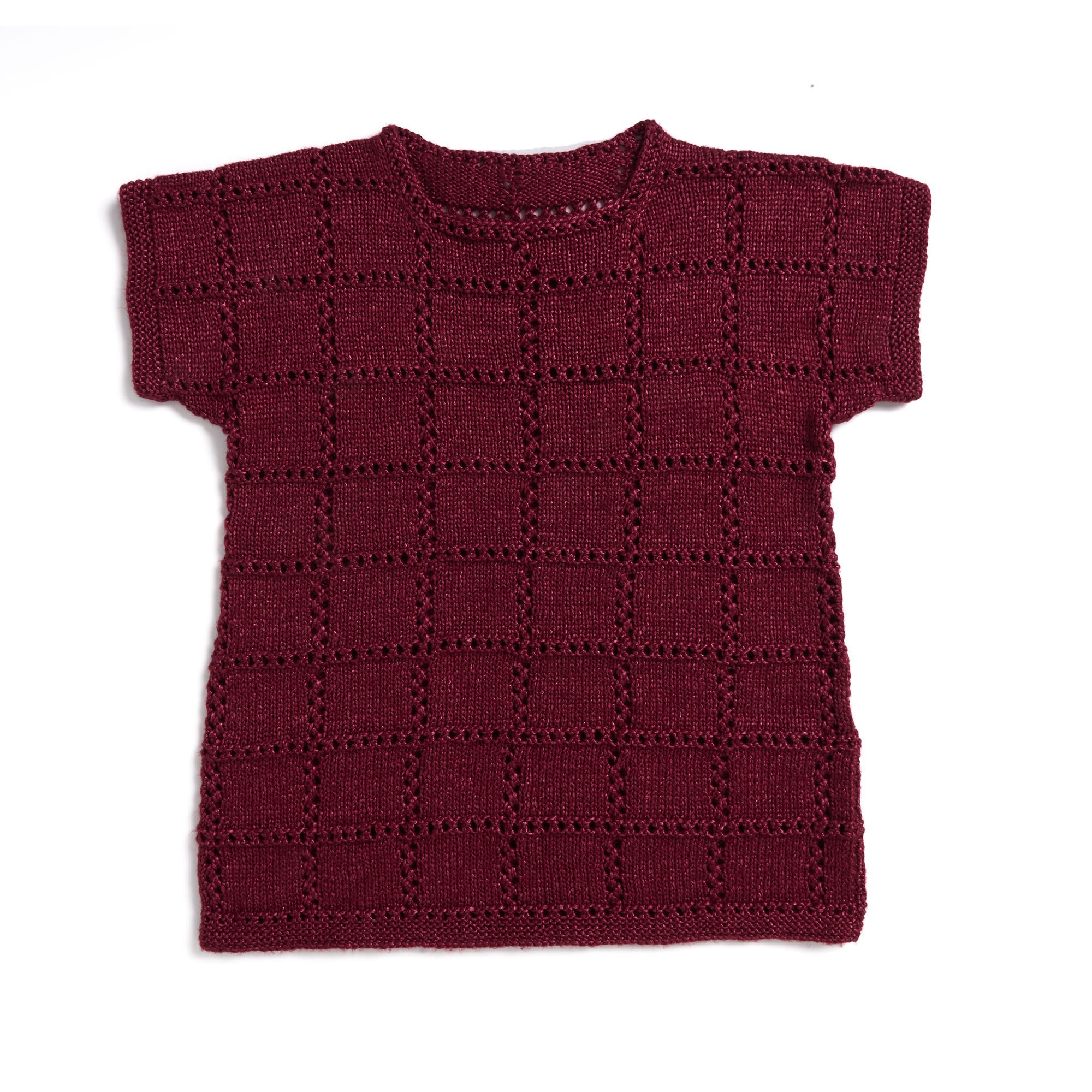 Caron Knit Boxy Tunic Tee (Digital Download)