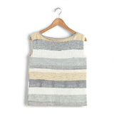 KNITTING PATTERN DOWNLOAD - CARON KNIT BOATNECK TOP PATTERN, LARGE